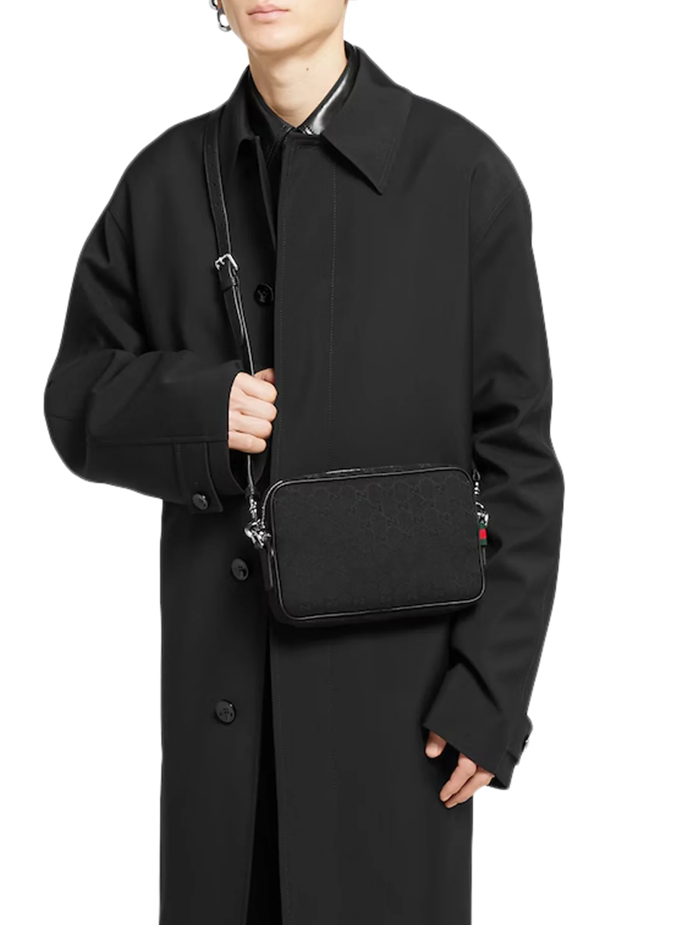SMALL FABRIC SHOULDER BAG - Image 3