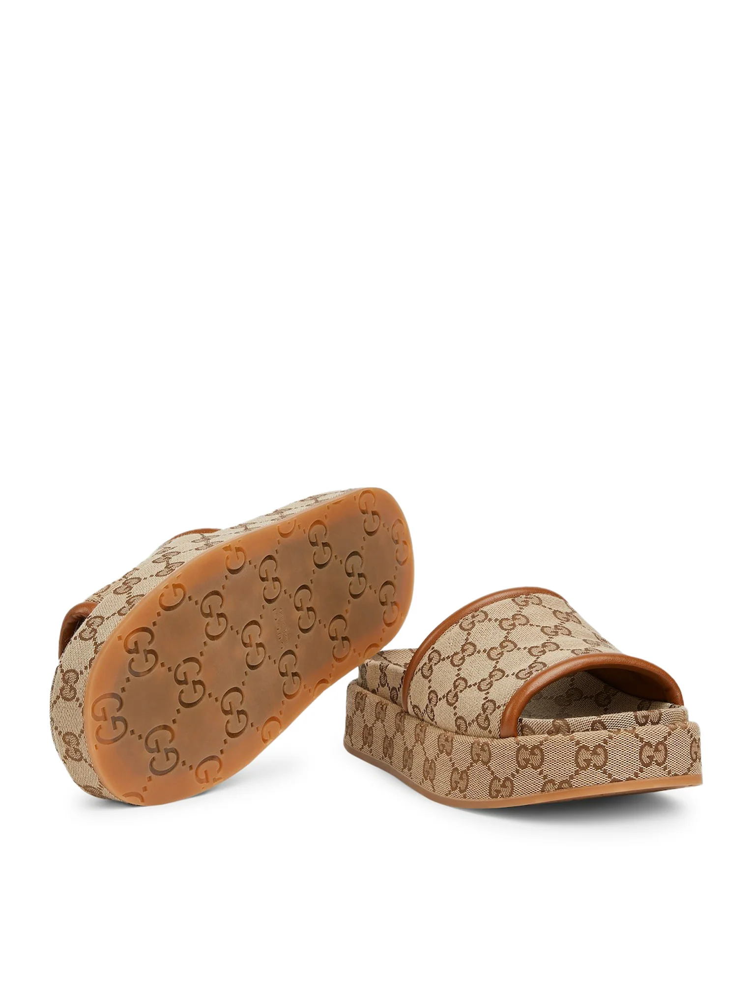 WOMEN`S PLATFORM SANDAL WITH GG - Image 6