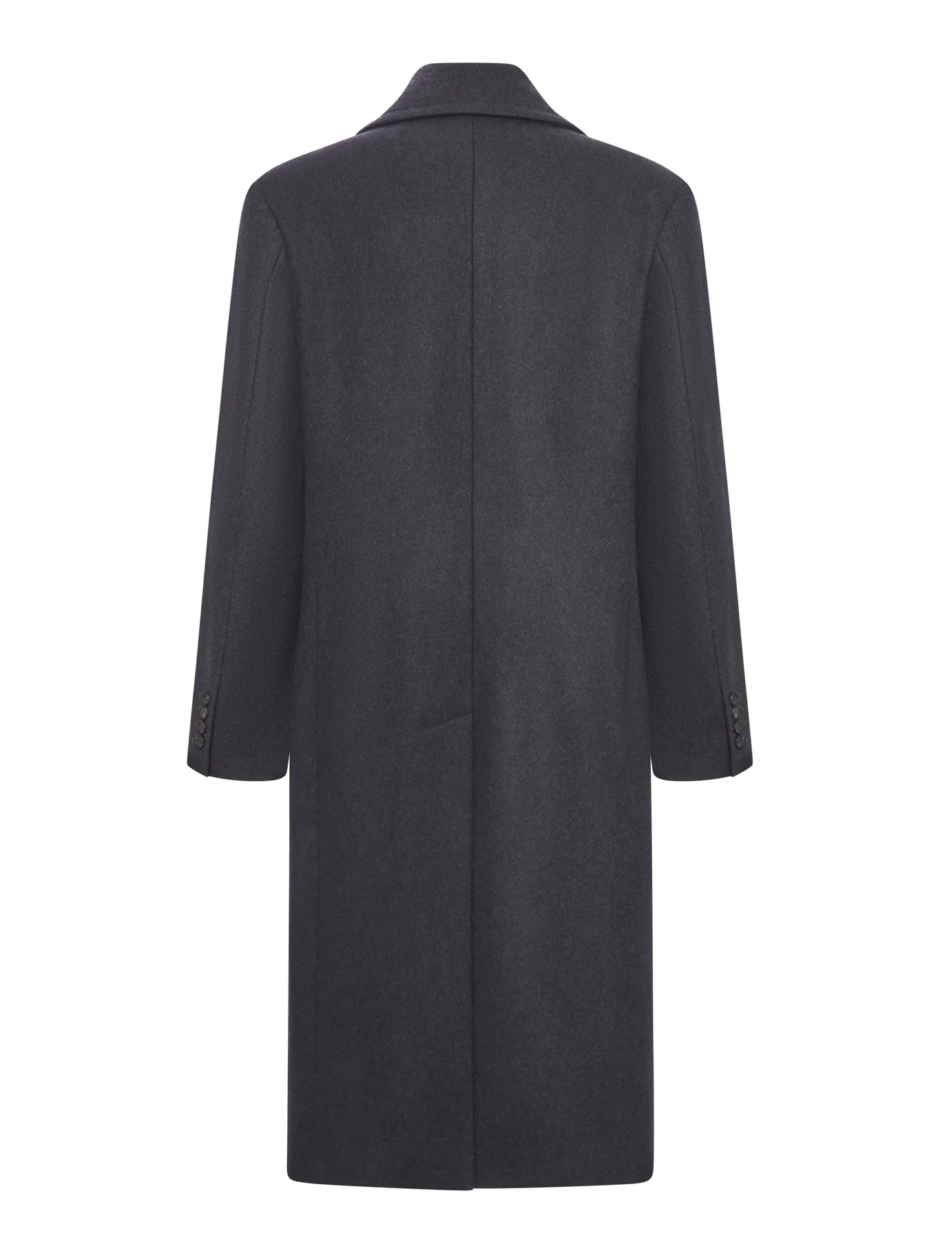 DOUBLE-BREASTED HERRINGBONE COAT - Image 2