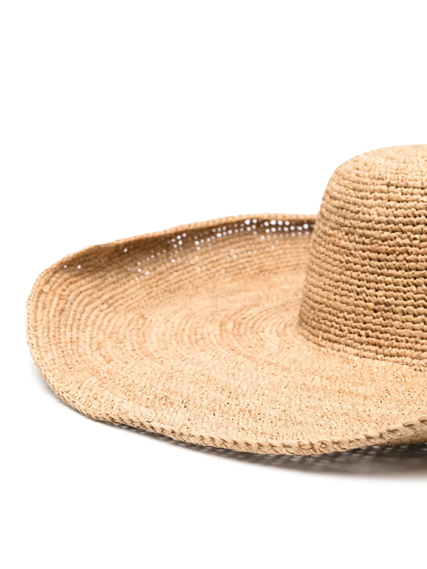 IZY WIDE RAFFIA HAT - Image 2