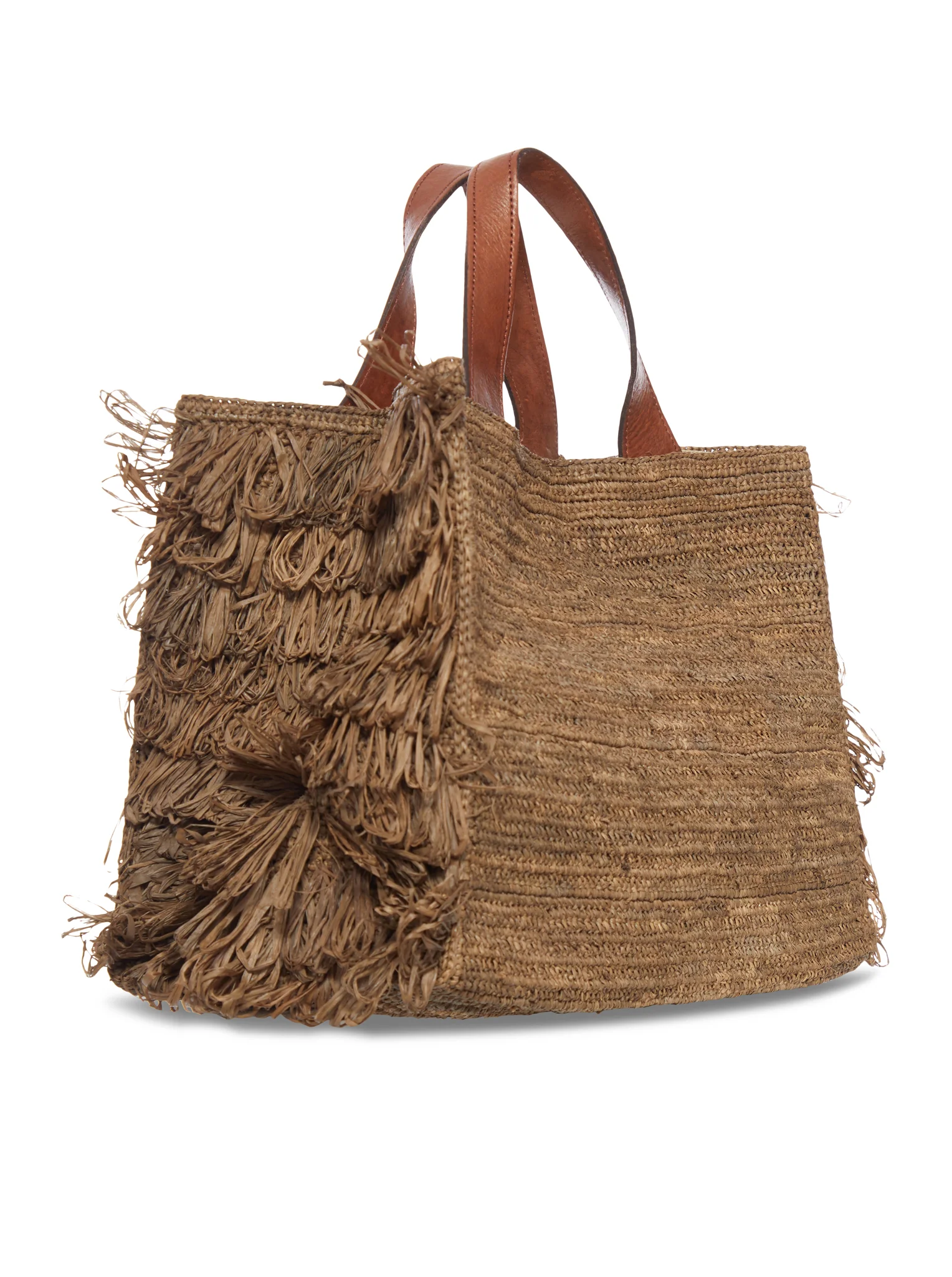 ONJA RAFFIA BAG WITH FRINGES - Image 2