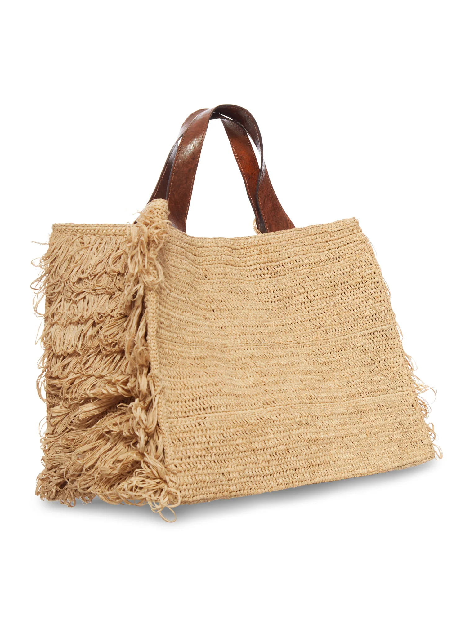 ONJA RAFFIA BAG WITH FRINGES - Image 2