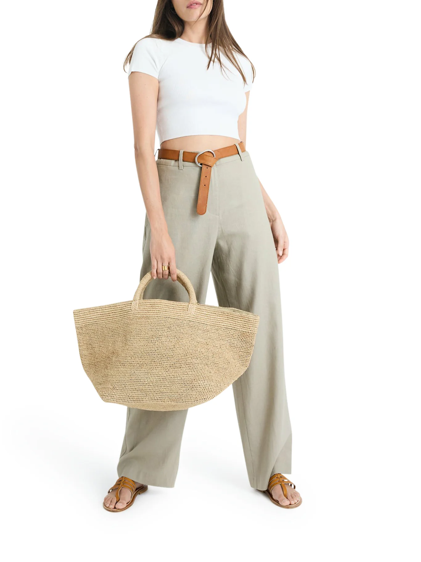 VANILLA RAFFIA BAG - Image 2