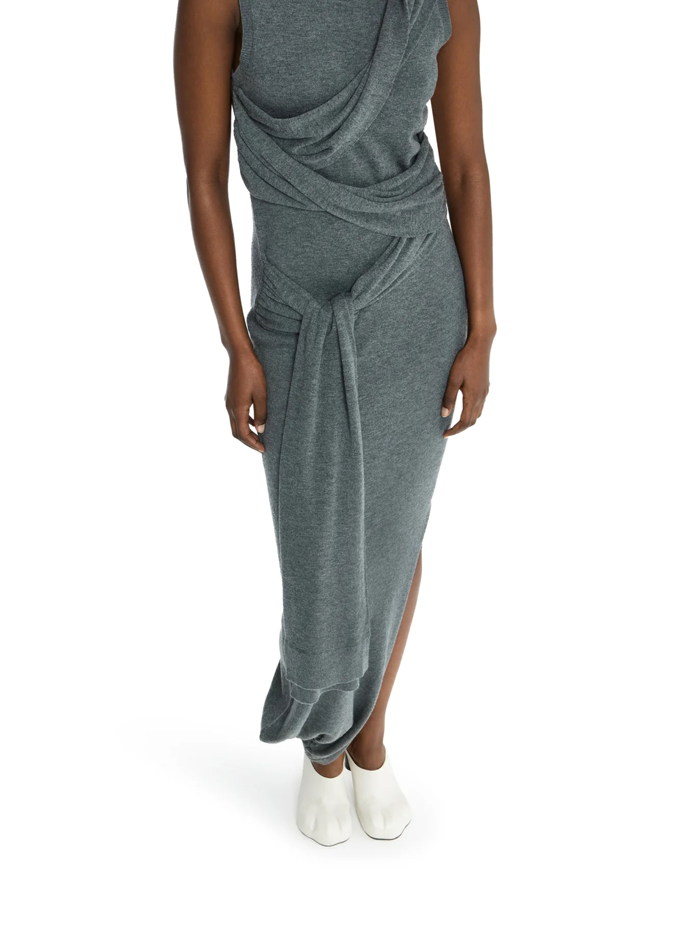 TIE DETAIL SLEEVELESS DRESS - Image 5
