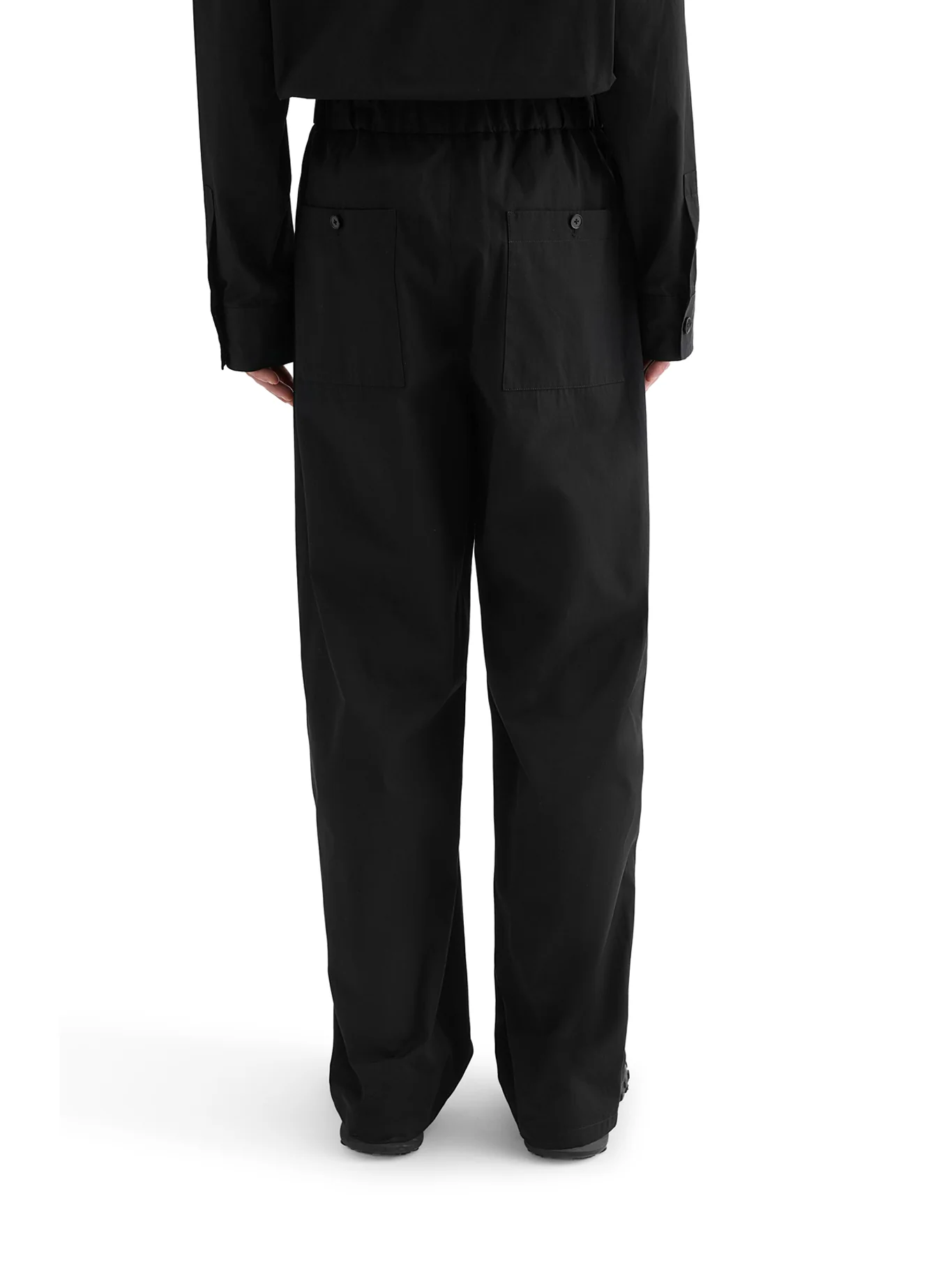 COTTON POPLIN CARGO PANTS - Image 4
