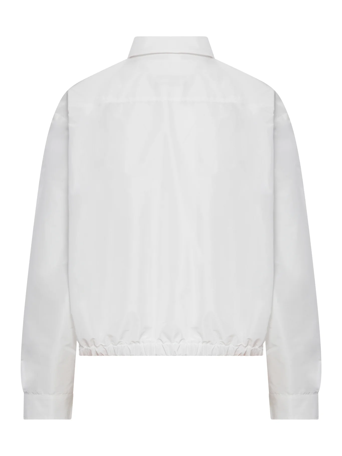 CROPPED JACKET IN TECHNICAL FABRIC WITH ELASTICATED BOTTOM - Image 2