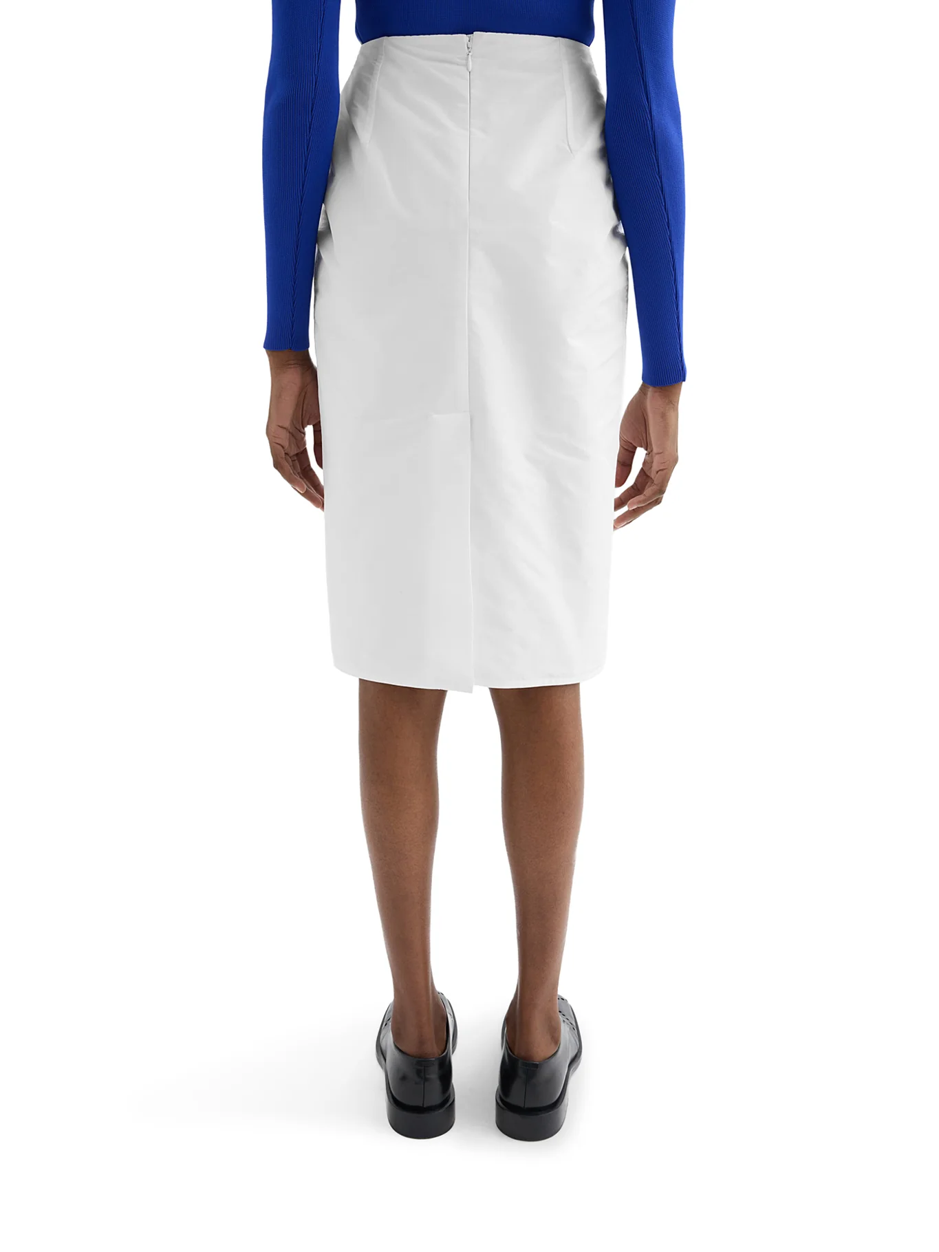 HIGH-WAISTED SKIRT IN TECHNICAL FABRIC - Image 4