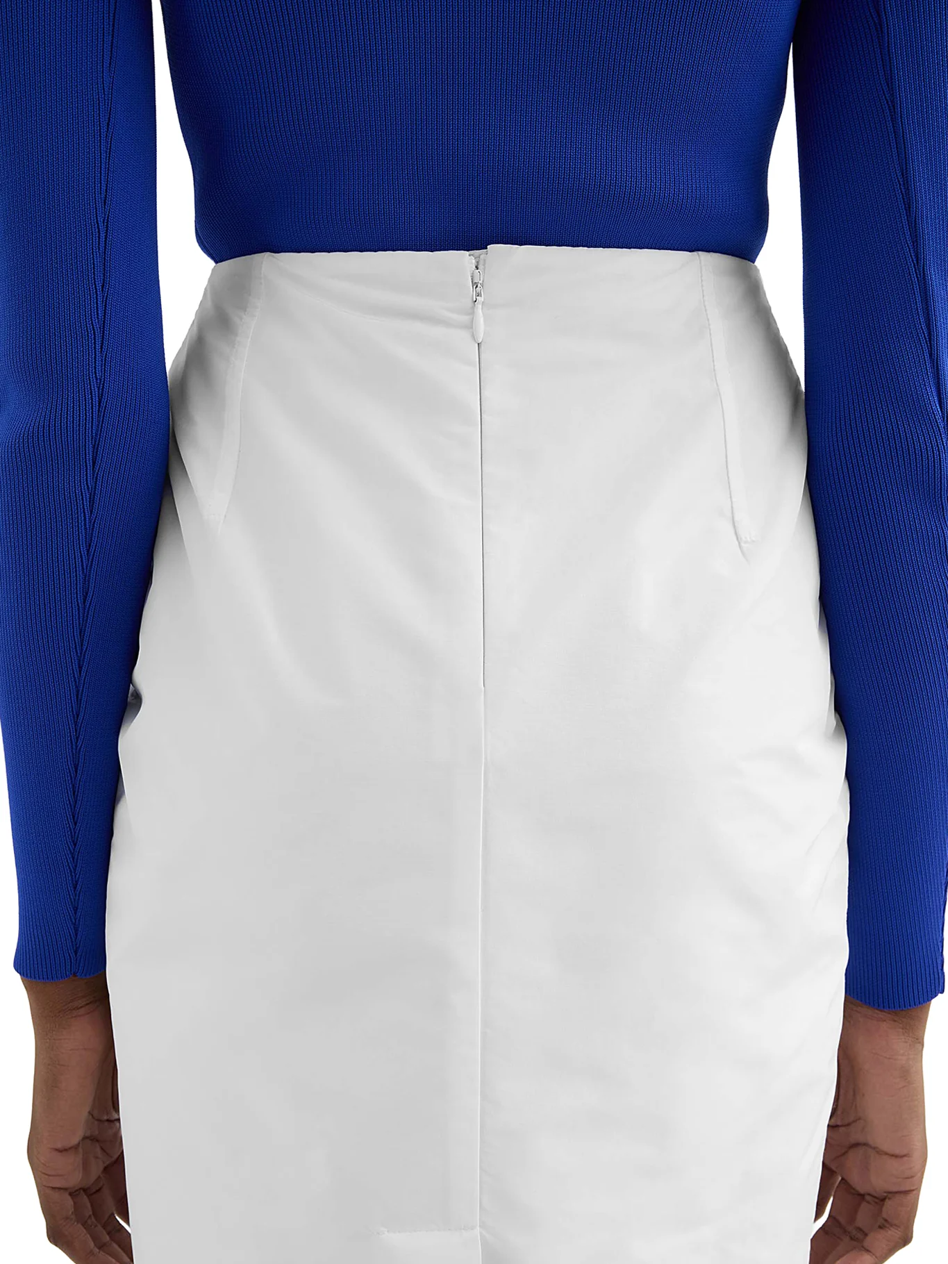 HIGH-WAISTED SKIRT IN TECHNICAL FABRIC - Image 6