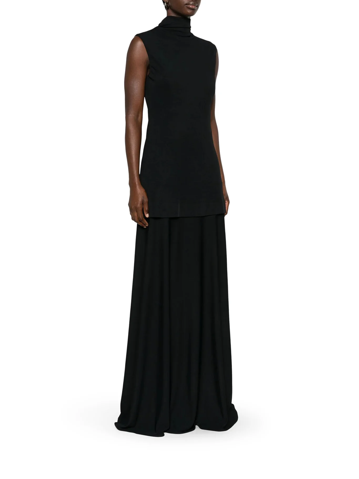 LONG SLEEVELESS DRESS - Image 4