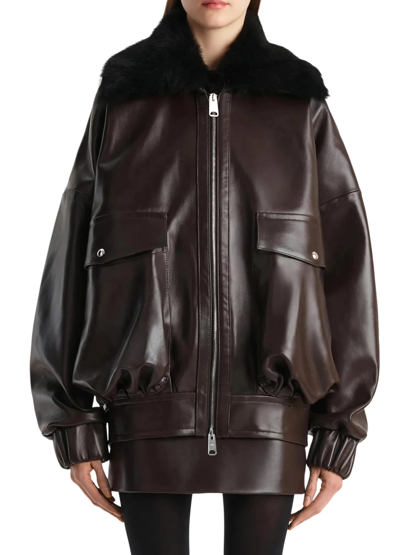 DAEMON JACKET WITH SHEARLING COLLAR - Image 3