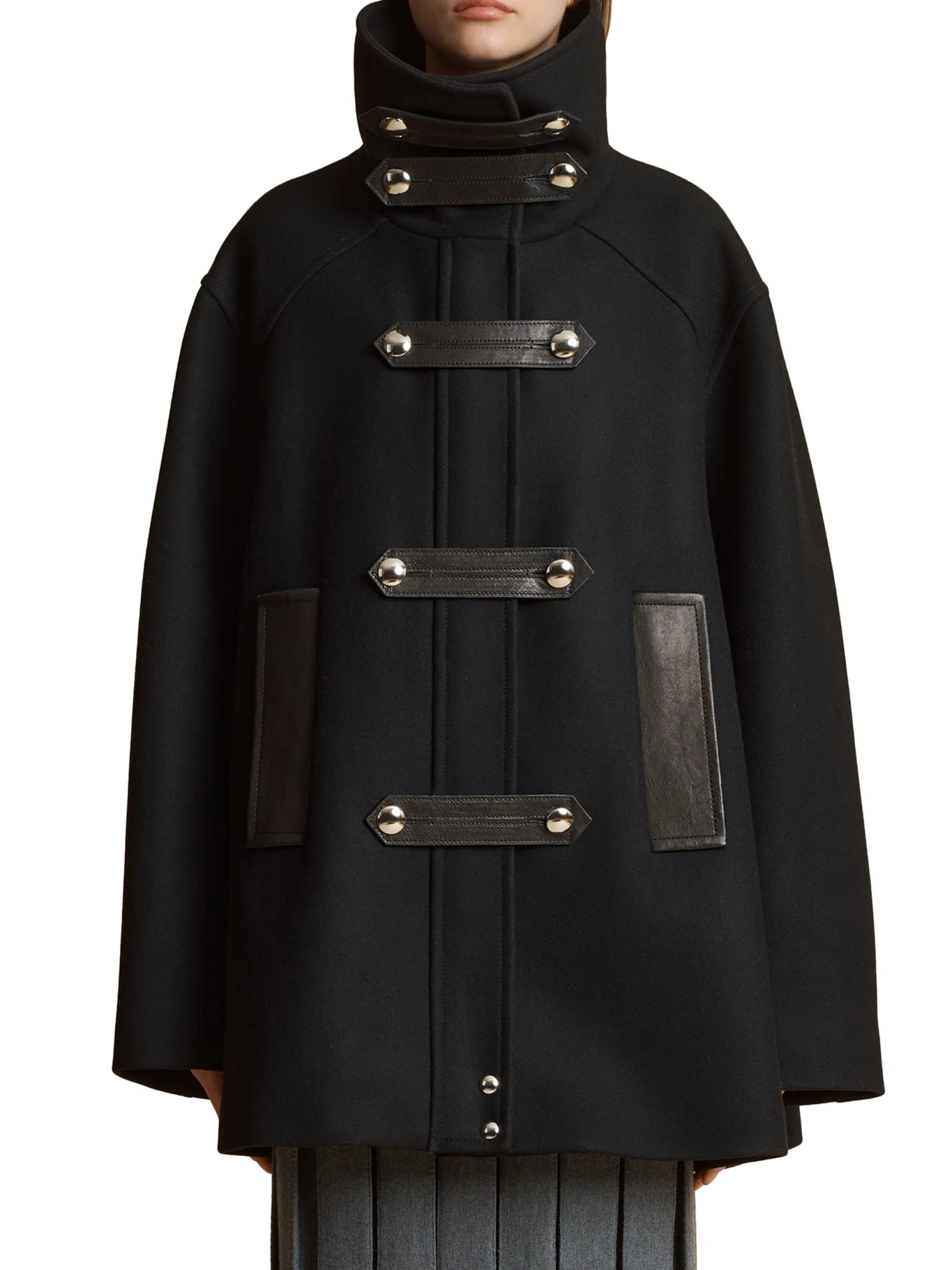 Melbo coat in wool blend - Image 3