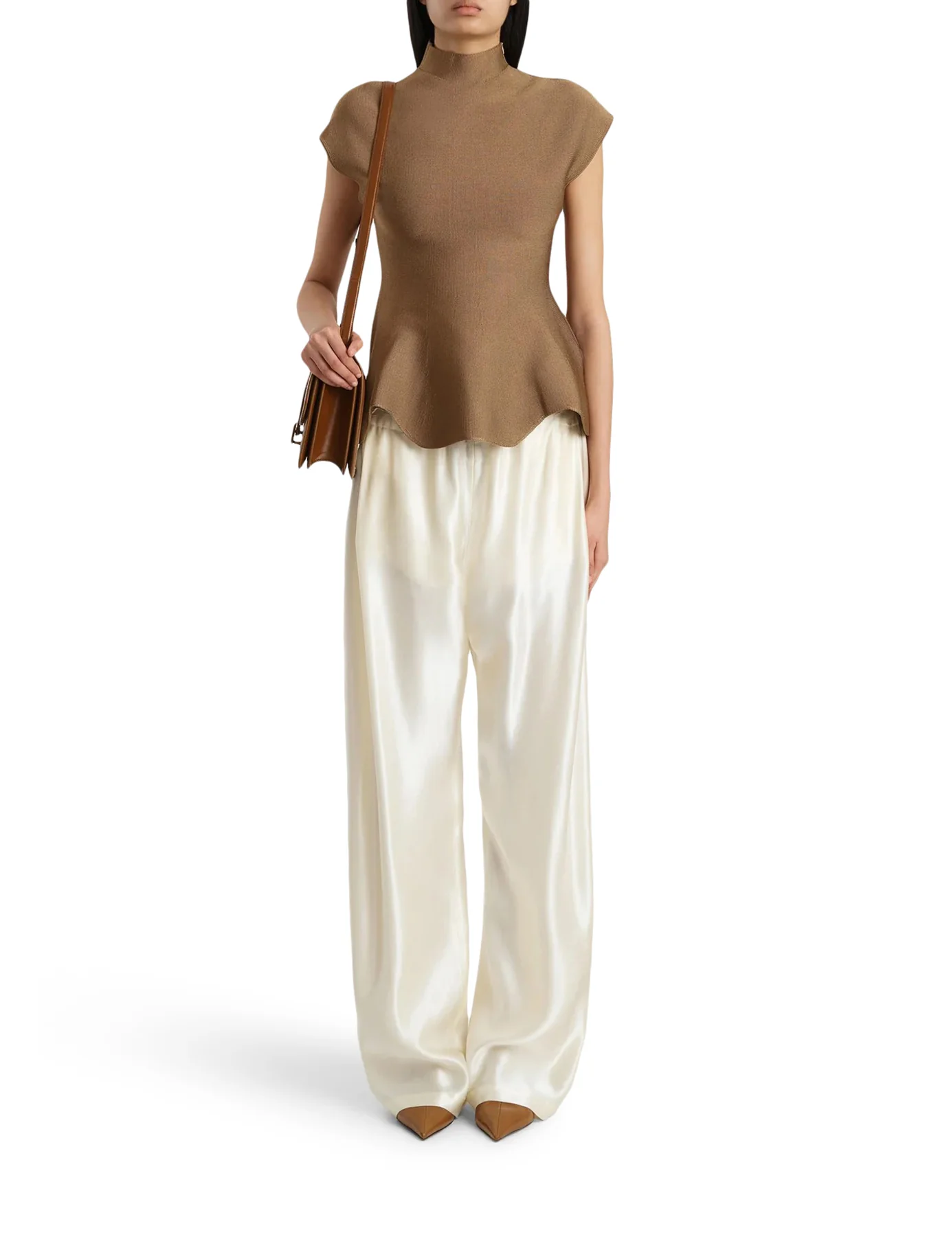 ROHEN SATIN TROUSERS - Image 2