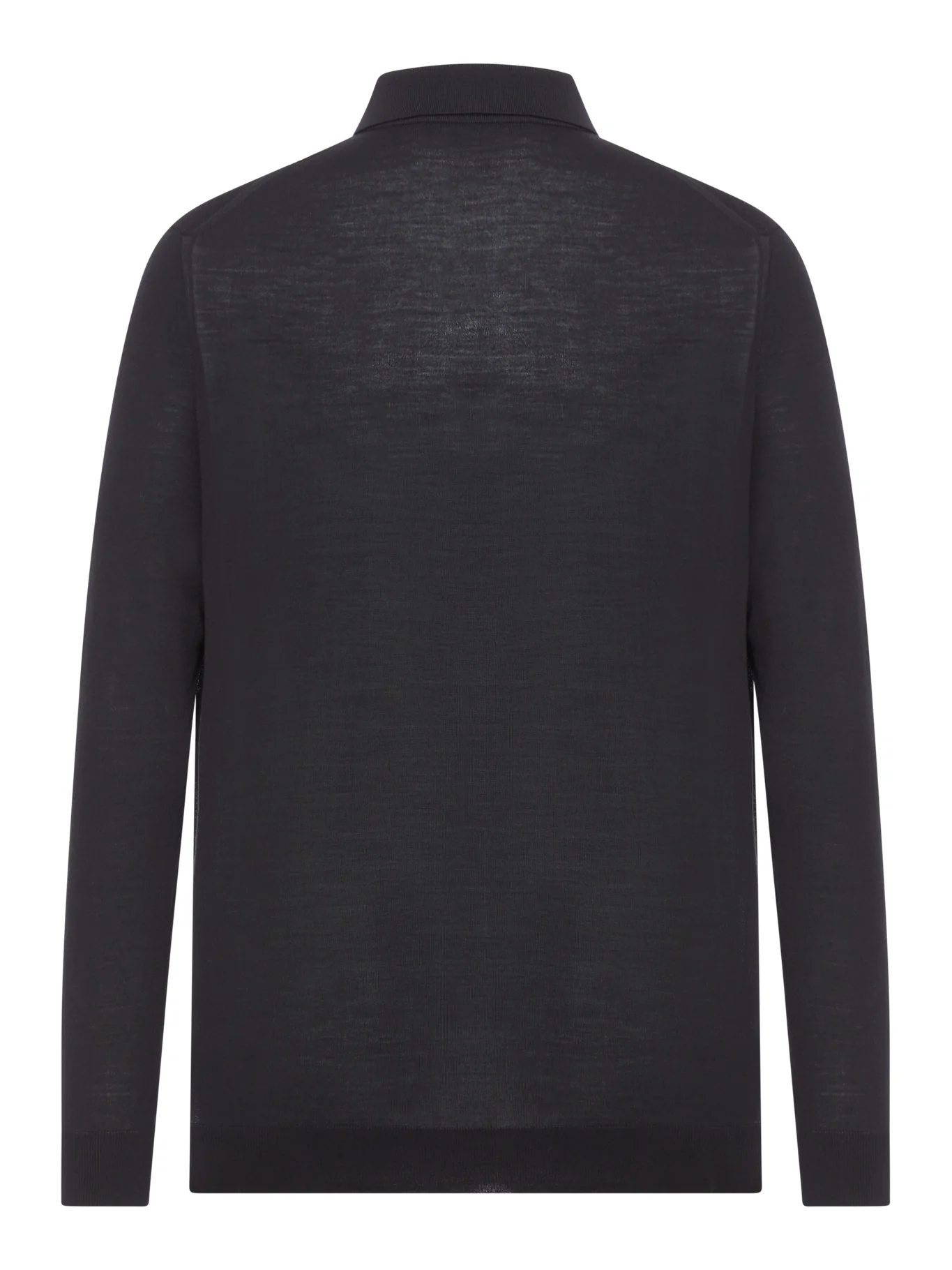 LONG-SLEEVED WOOL POLO SHIRT - Image 2