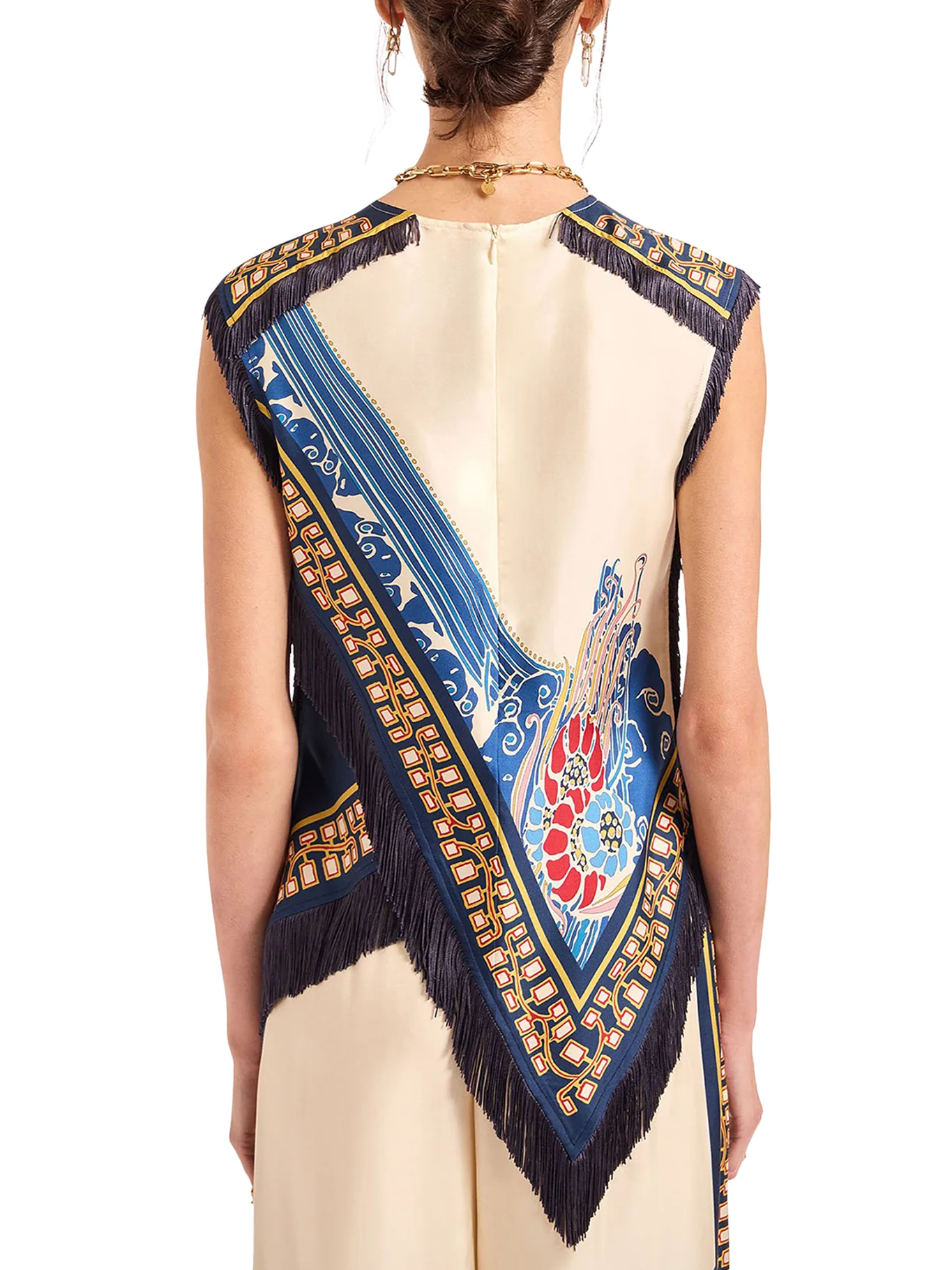 ASYMMETRIC SILK TOP - Image 4