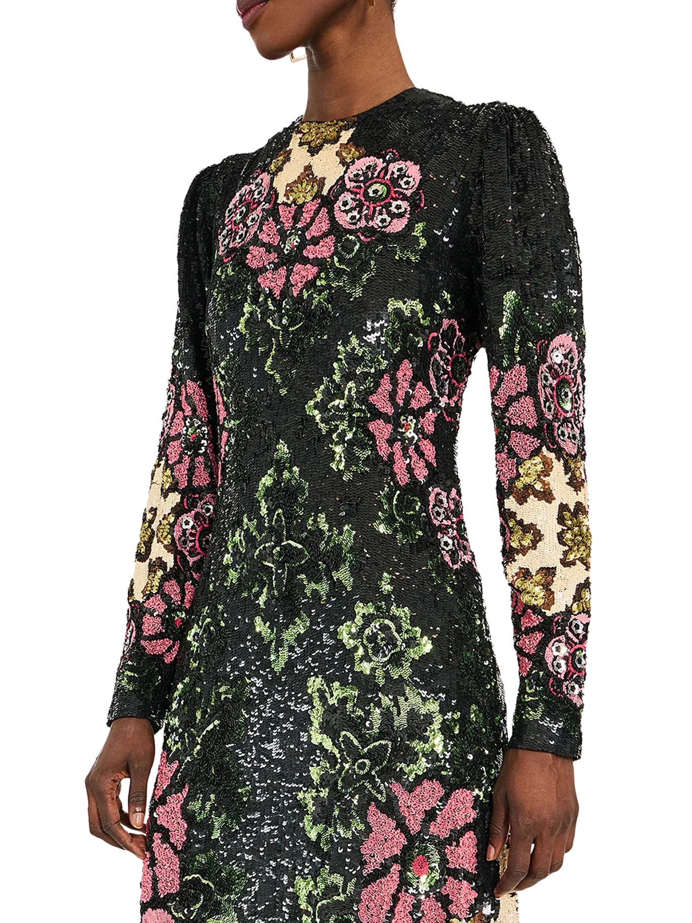 SEQUIN EMBROIDERED DRESS - Image 4