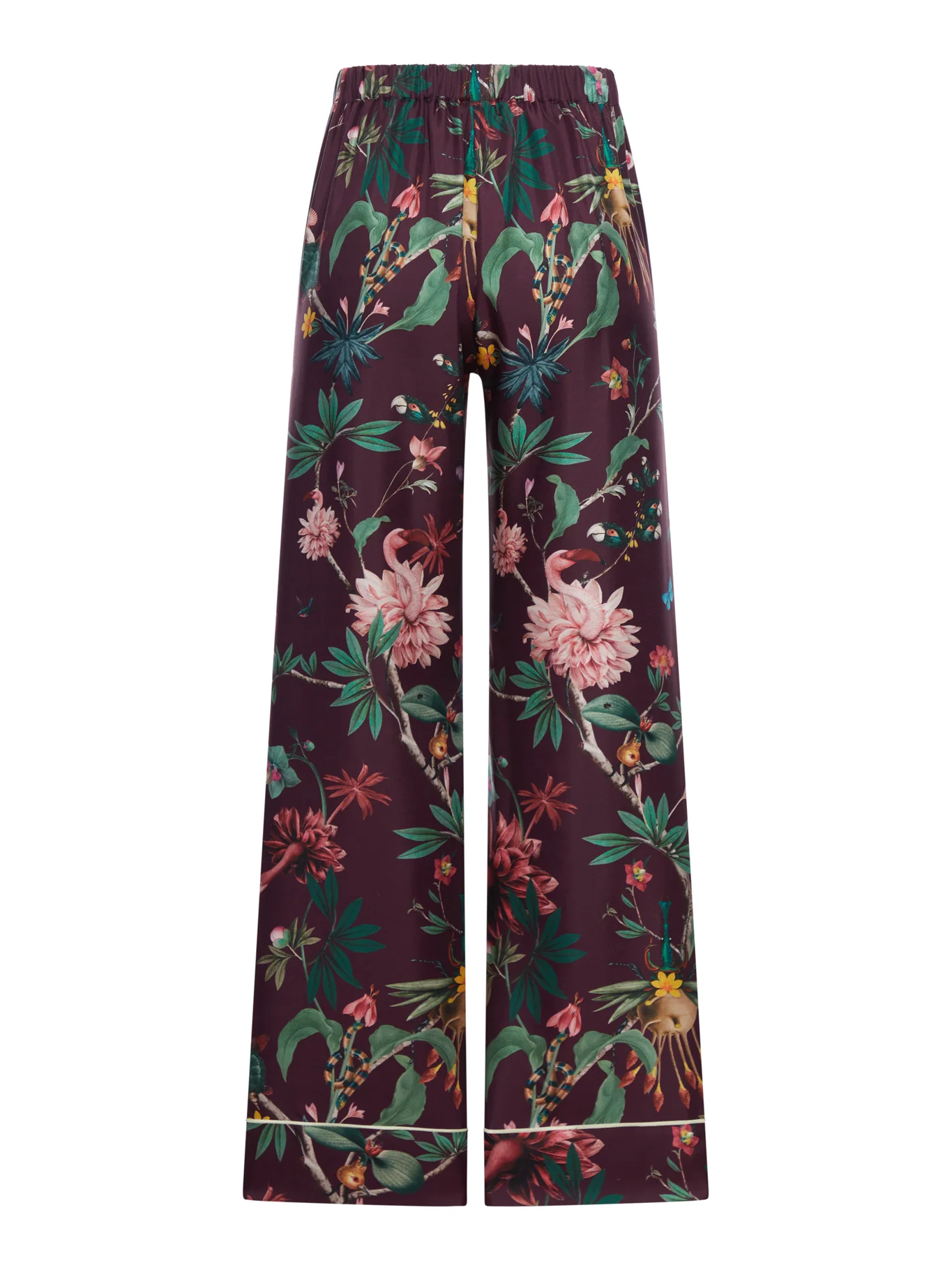 SILK TWILL TROUSERS - Image 2