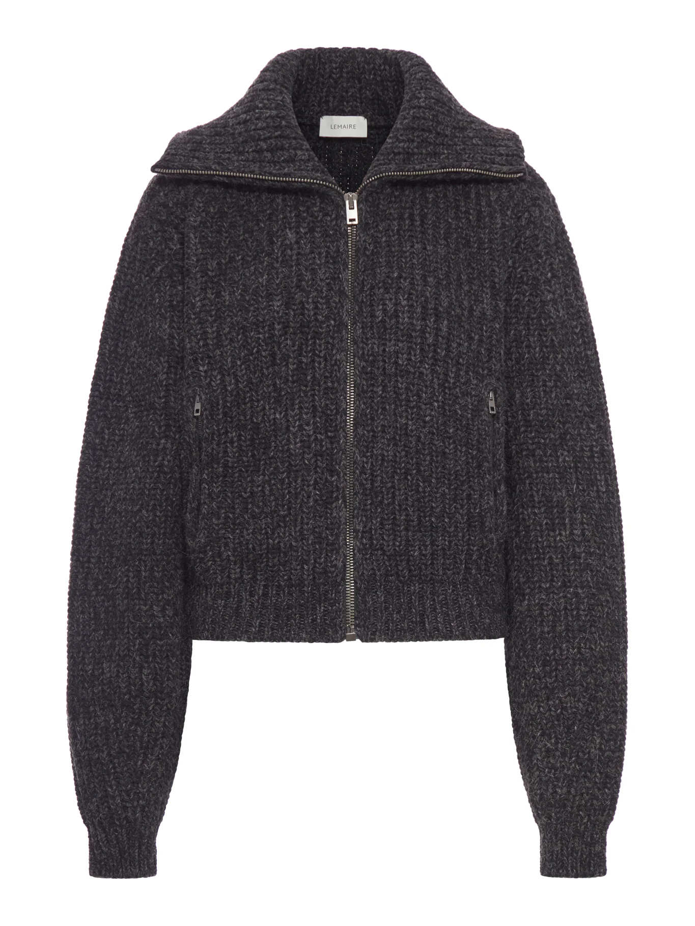 ALPACA ZIP-UP CARDIGAN