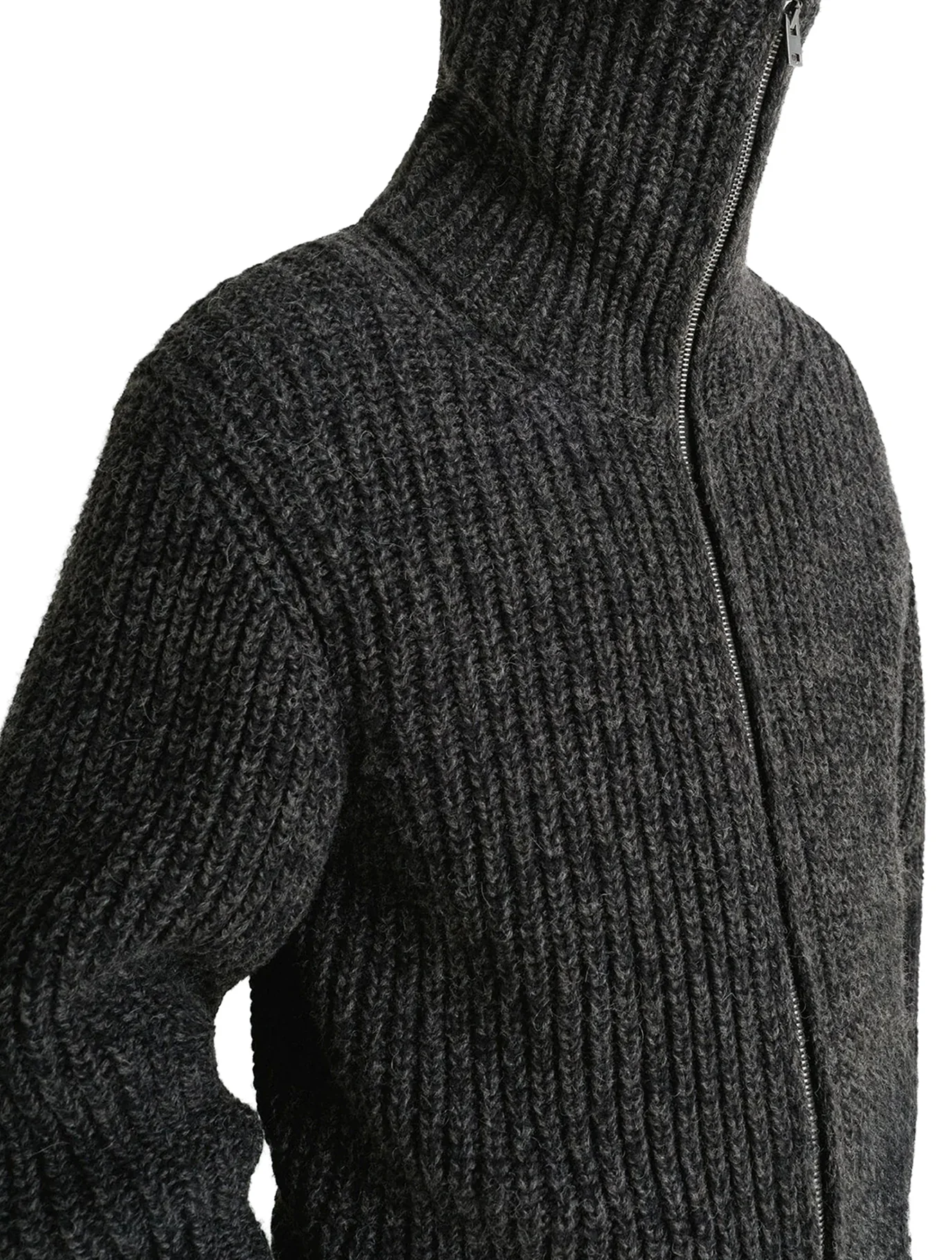ALPACA ZIP-UP CARDIGAN - Image 5