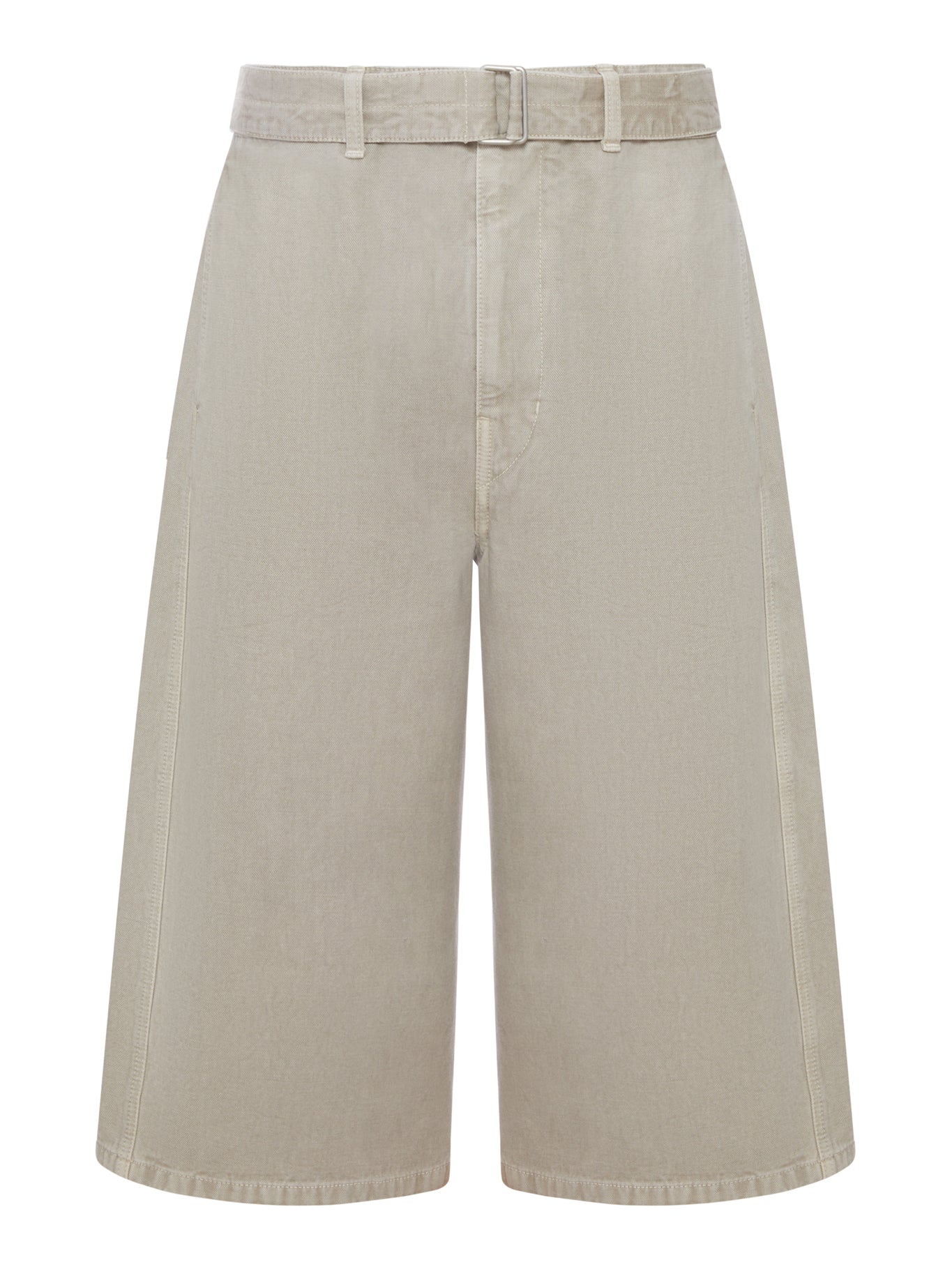 SNOW-EFFECT DENIM BERMUDA SHORTS