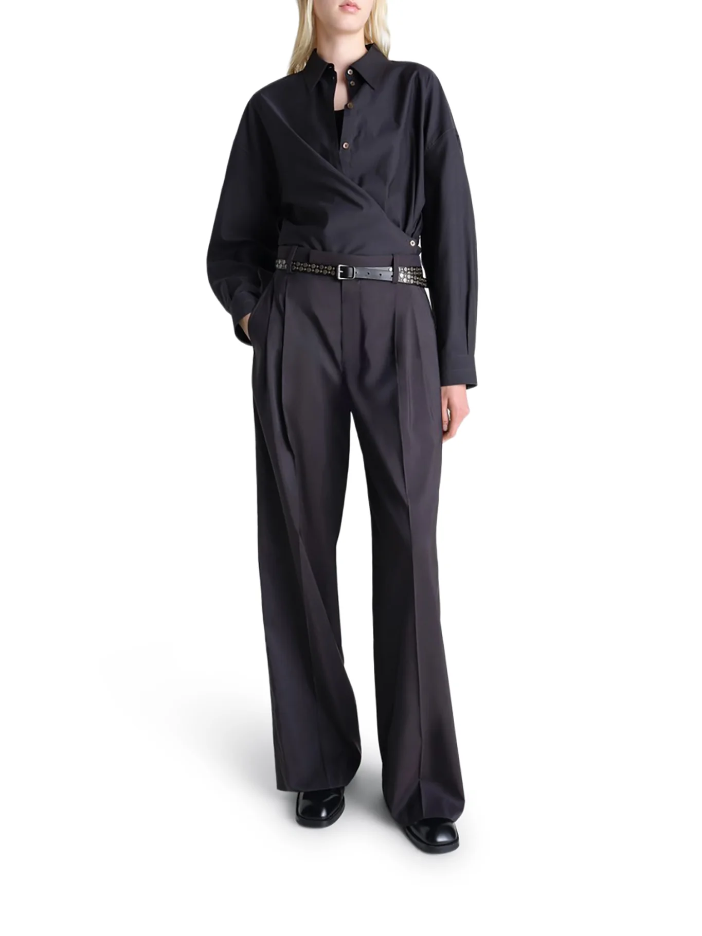 TWISTED COTTON SHIRT - Image 2