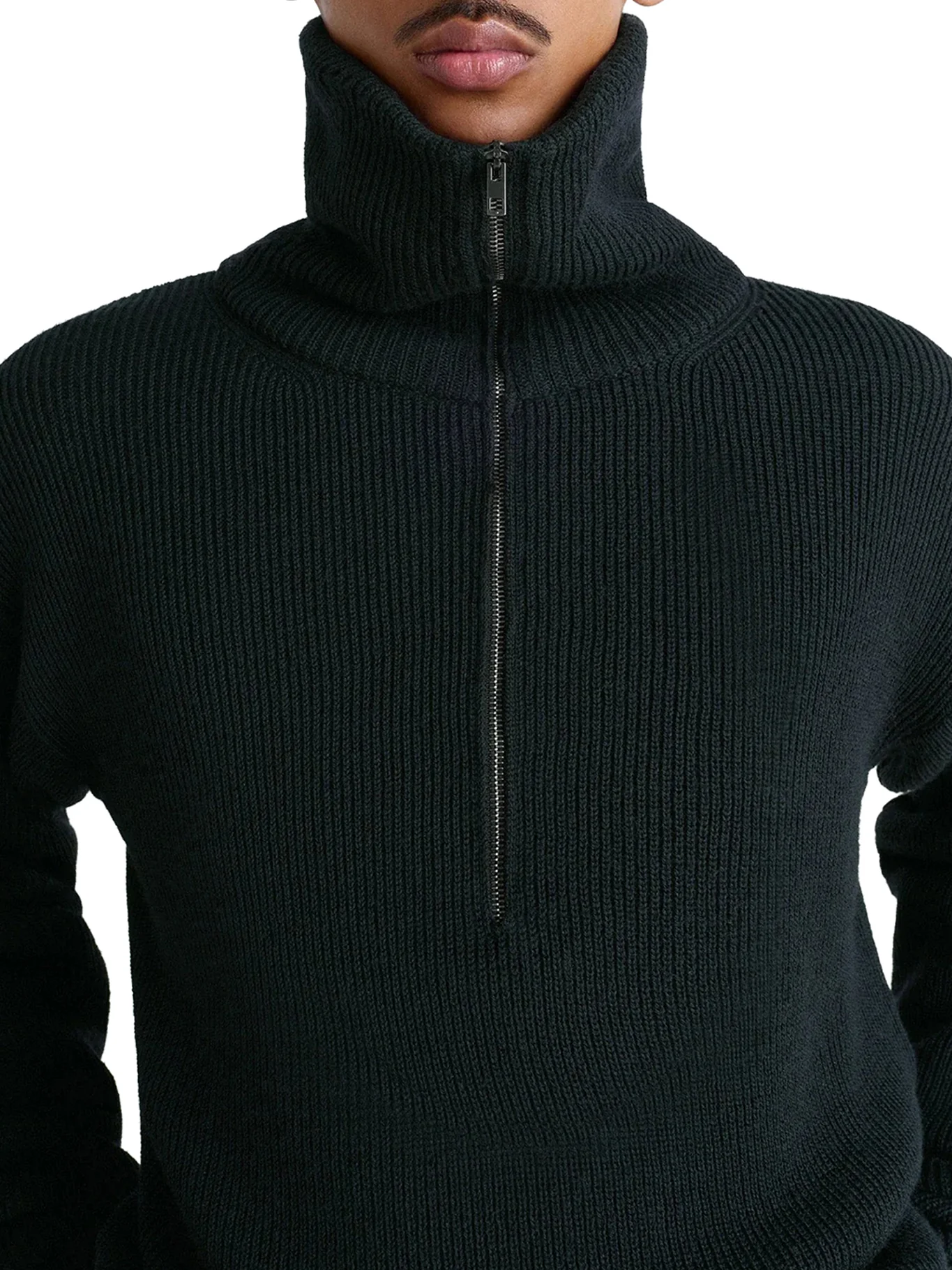 WOOL SWEATER WITH ZIP - Image 5