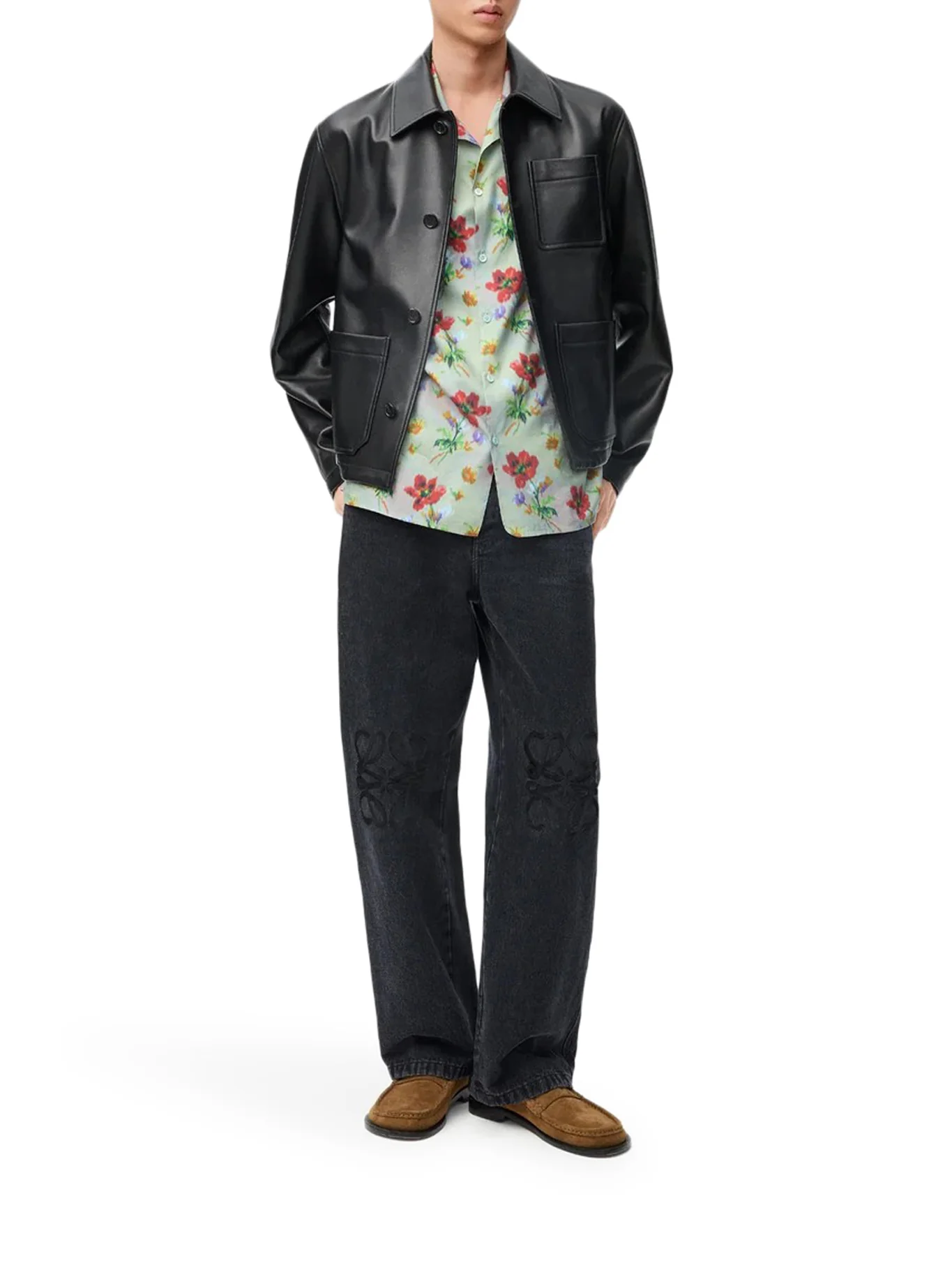 ANAGRAM BAGGY JEANS IN DENIM - Image 2