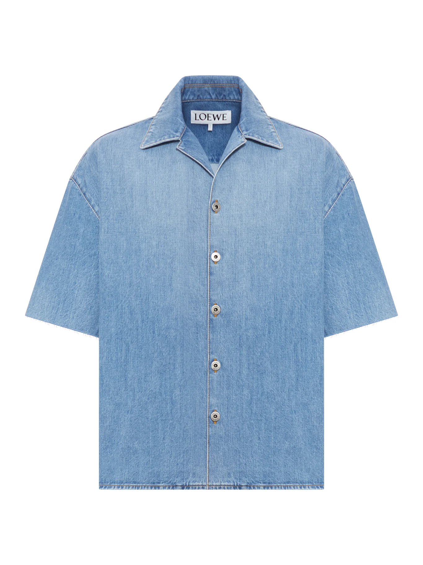 ANAGRAM DENIM SHORT SLEEVE SHIRT