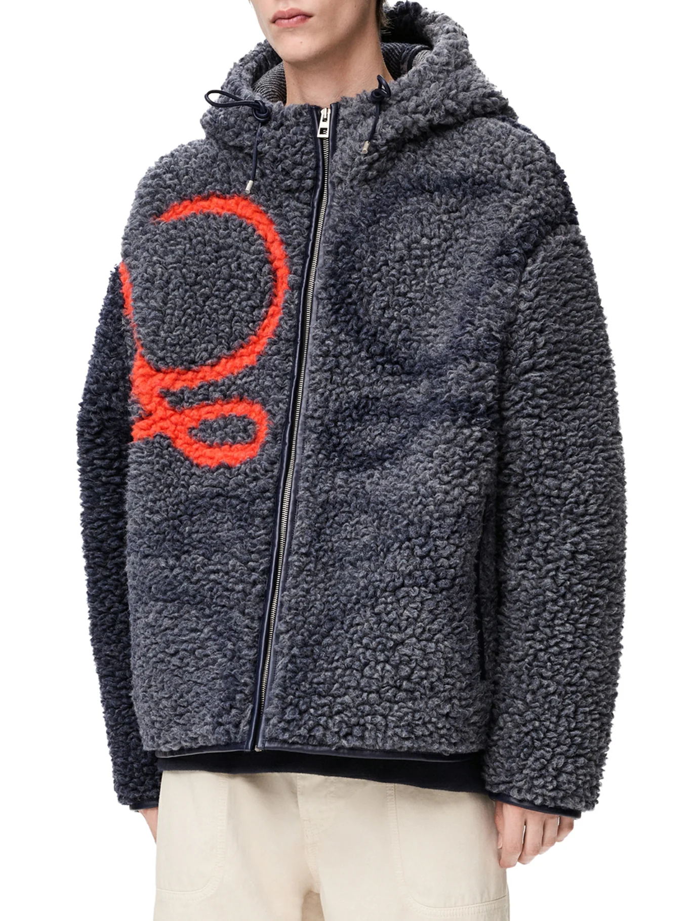 ANAGRAM JACQUARD FLEECE JACKET - Image 3