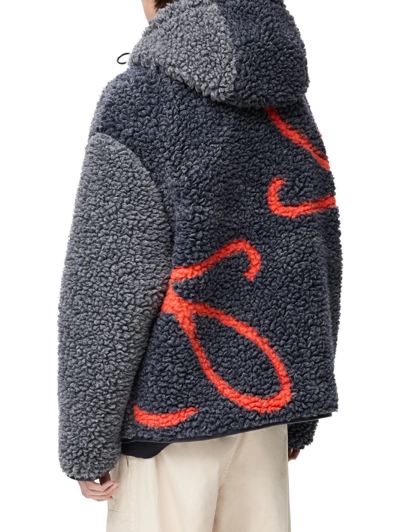 ANAGRAM JACQUARD FLEECE JACKET - Image 4