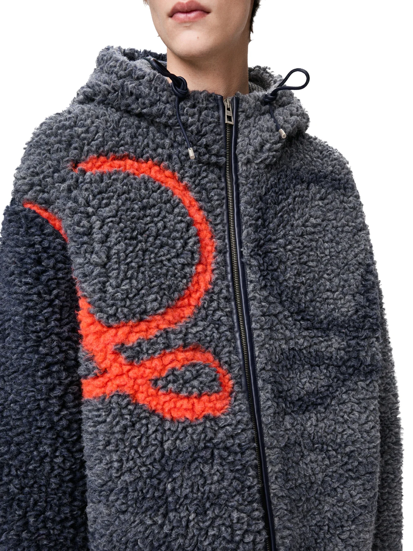 ANAGRAM JACQUARD FLEECE JACKET - Image 5