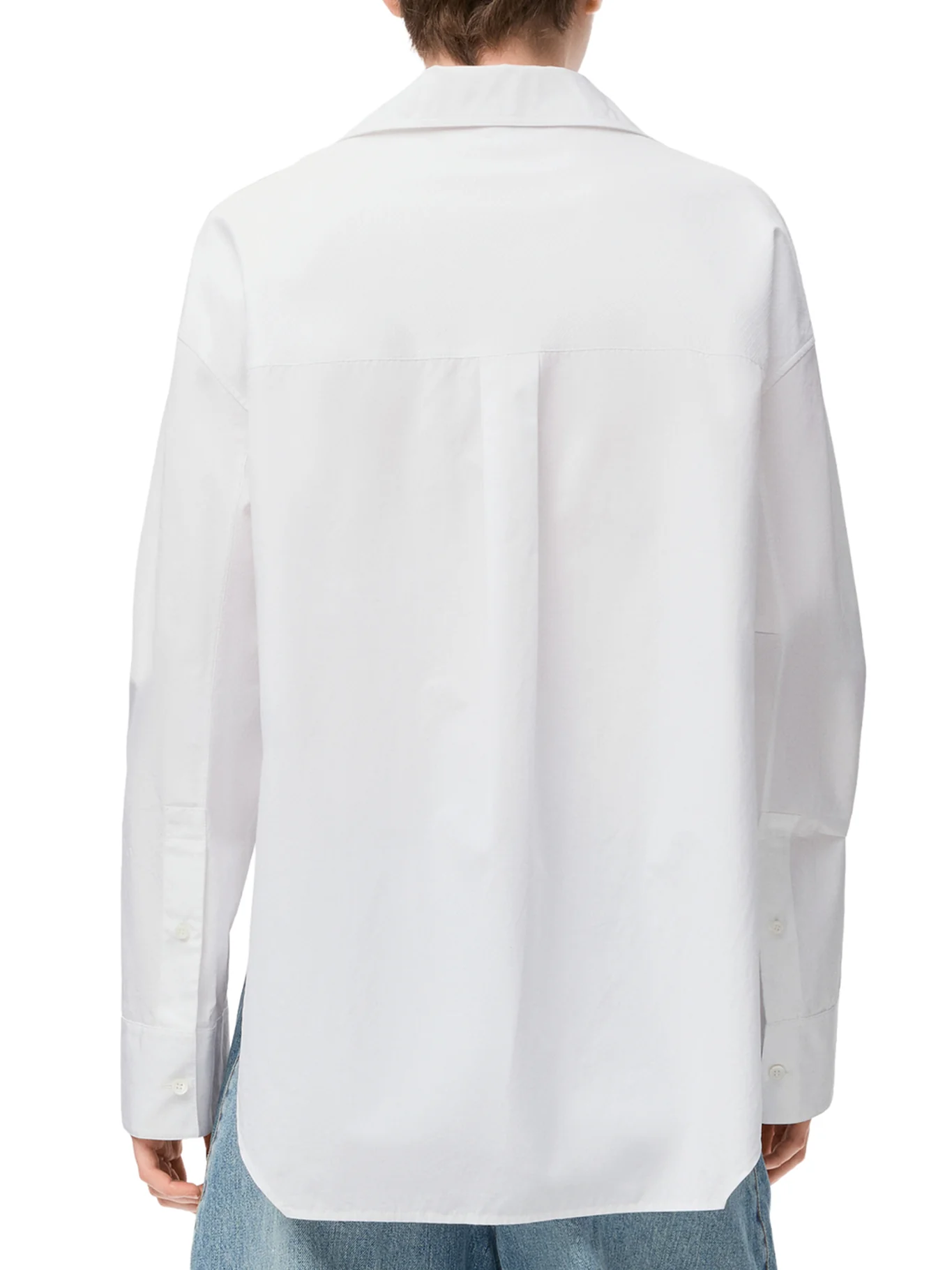 ASYMMETRIC COTTON POPLIN SHIRT - Image 4
