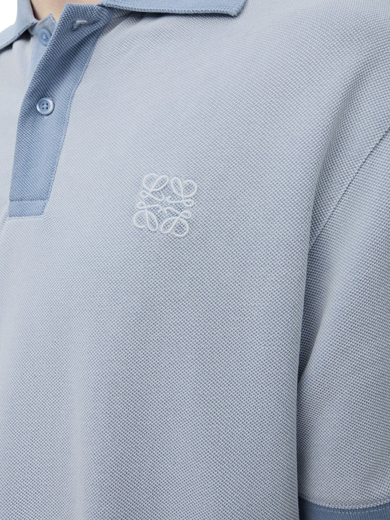 COTTON POLO SHIRT WITH ANAGRAM EMBROIDERY - Image 5