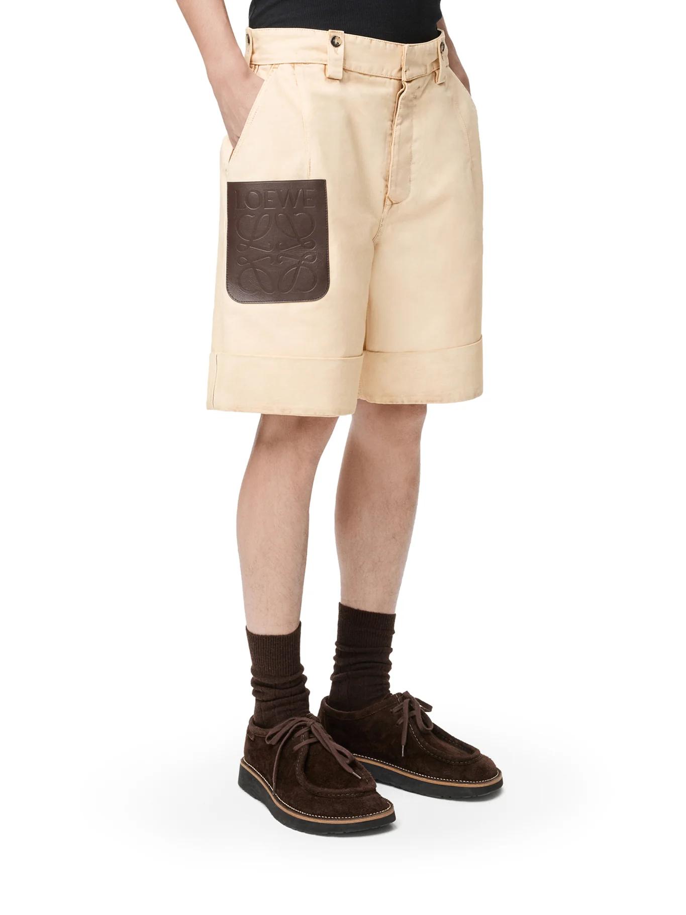 COTTON SHORTS WITH CUFFS - Image 3