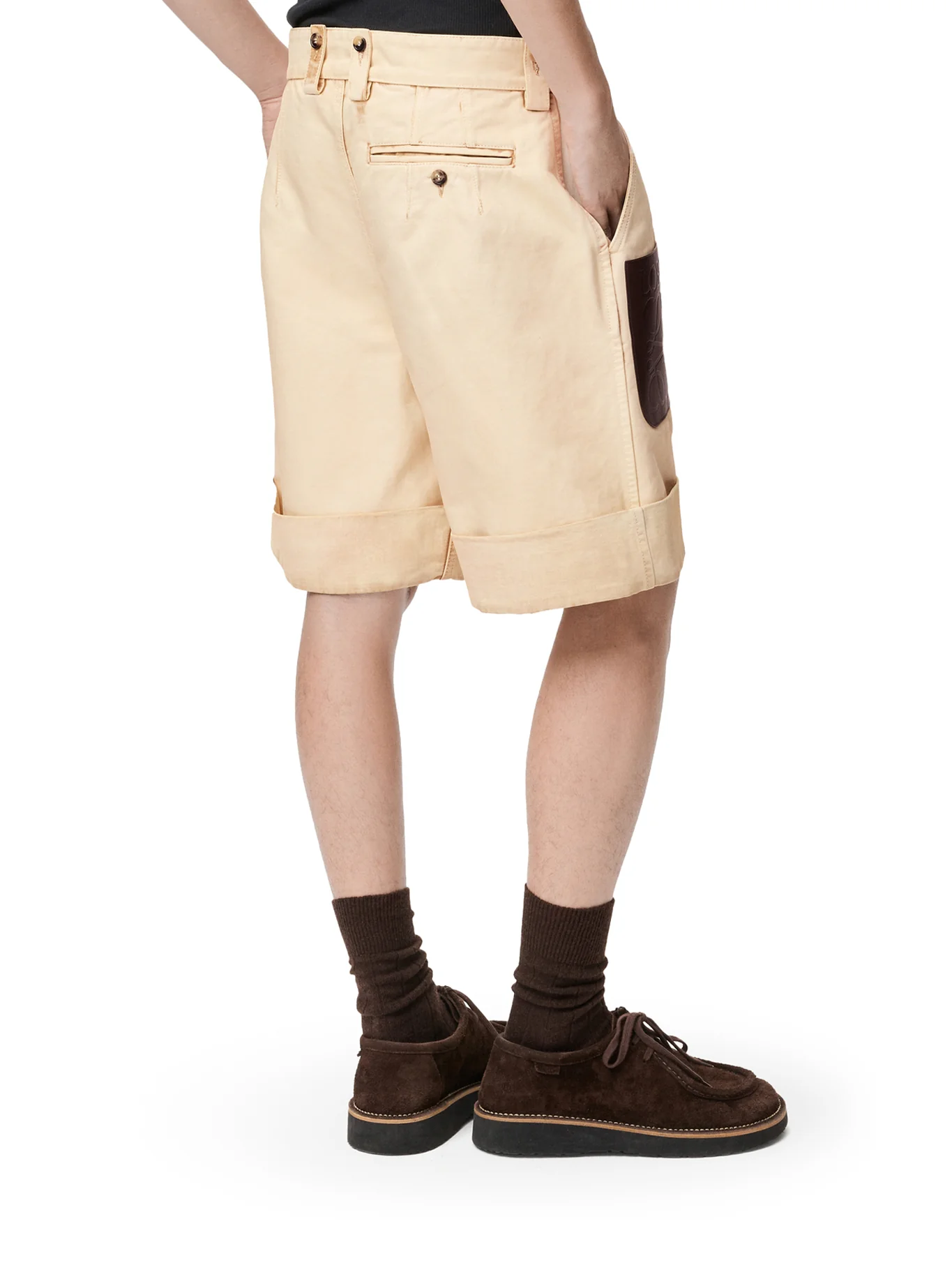 COTTON SHORTS WITH CUFFS - Image 4