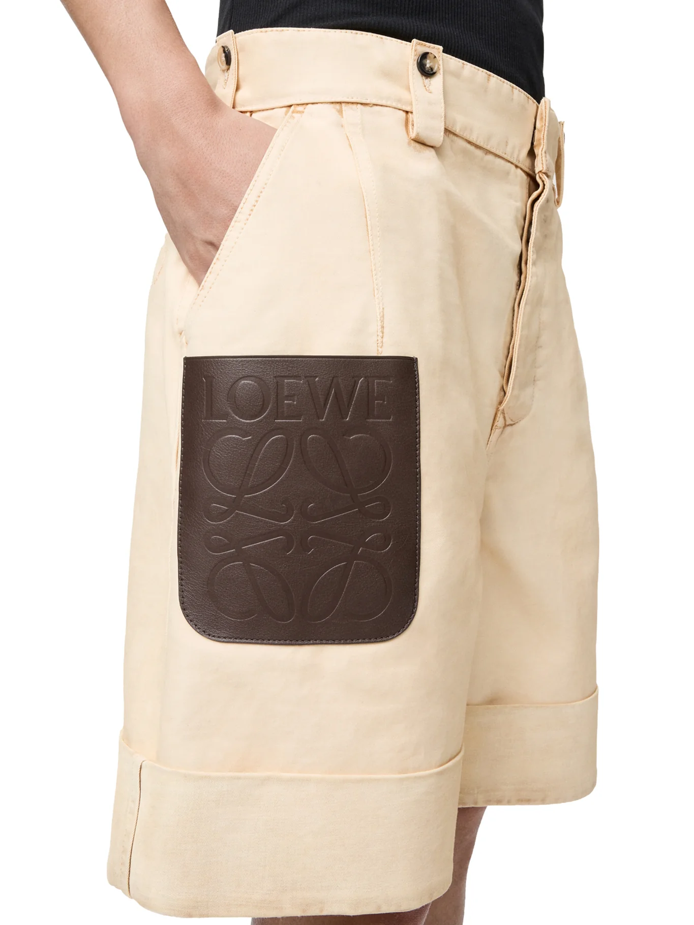 COTTON SHORTS WITH CUFFS - Image 5