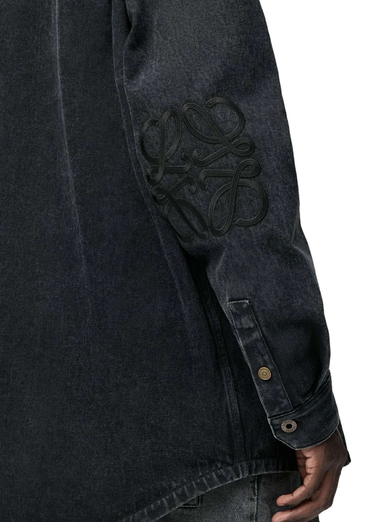 DENIM ANAGRAM OVERSHIRT - Image 5