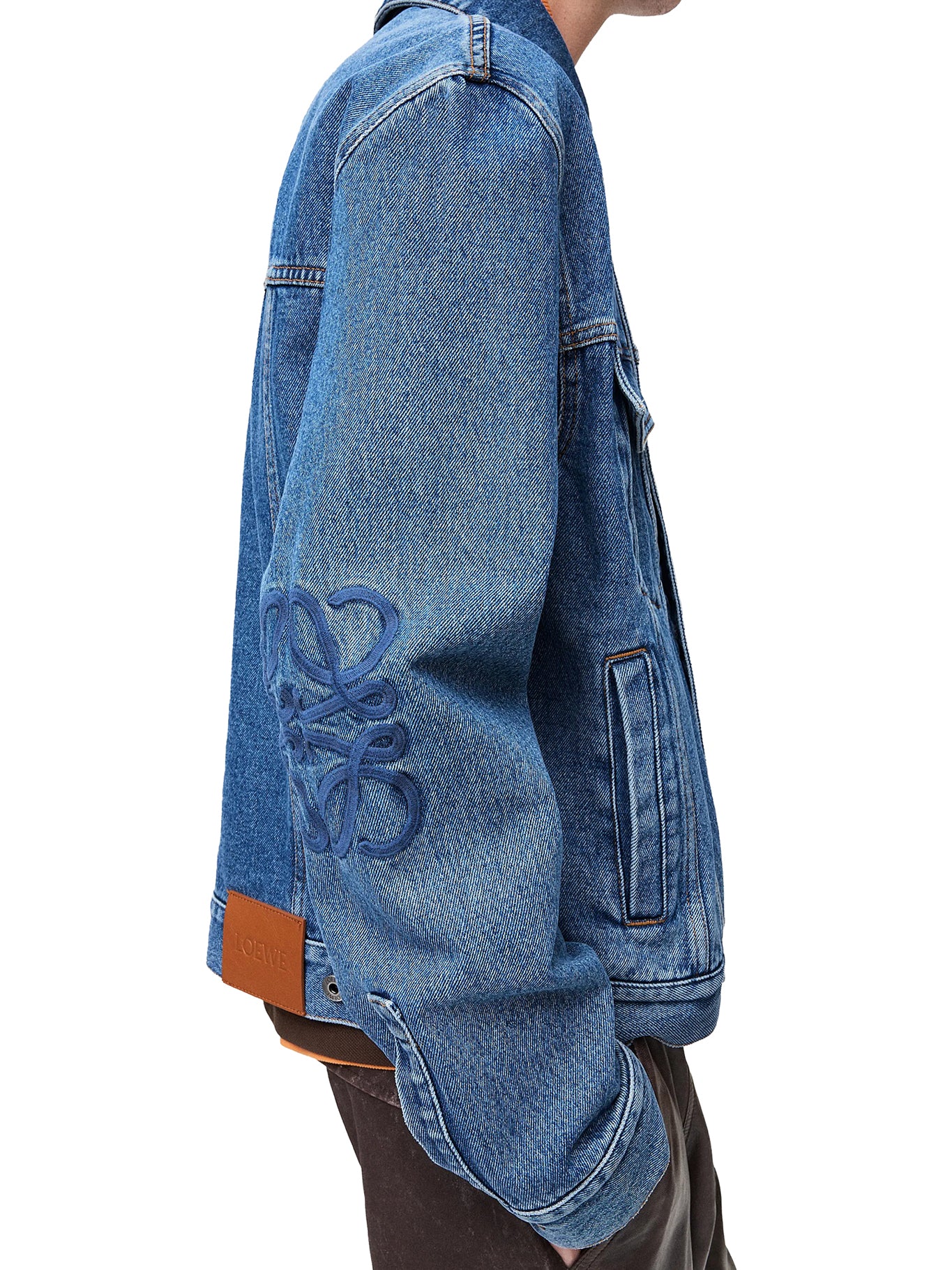 DENIM JACKET WITH ANAGRAM - Image 5