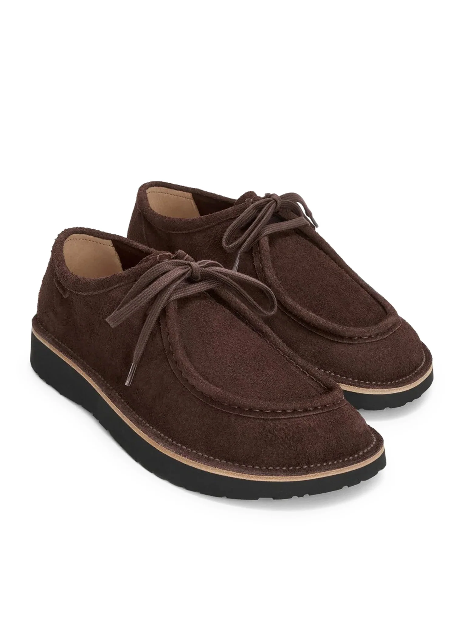 FARO LACE-UP SHOES IN SUEDE CALFSKIN - Image 3
