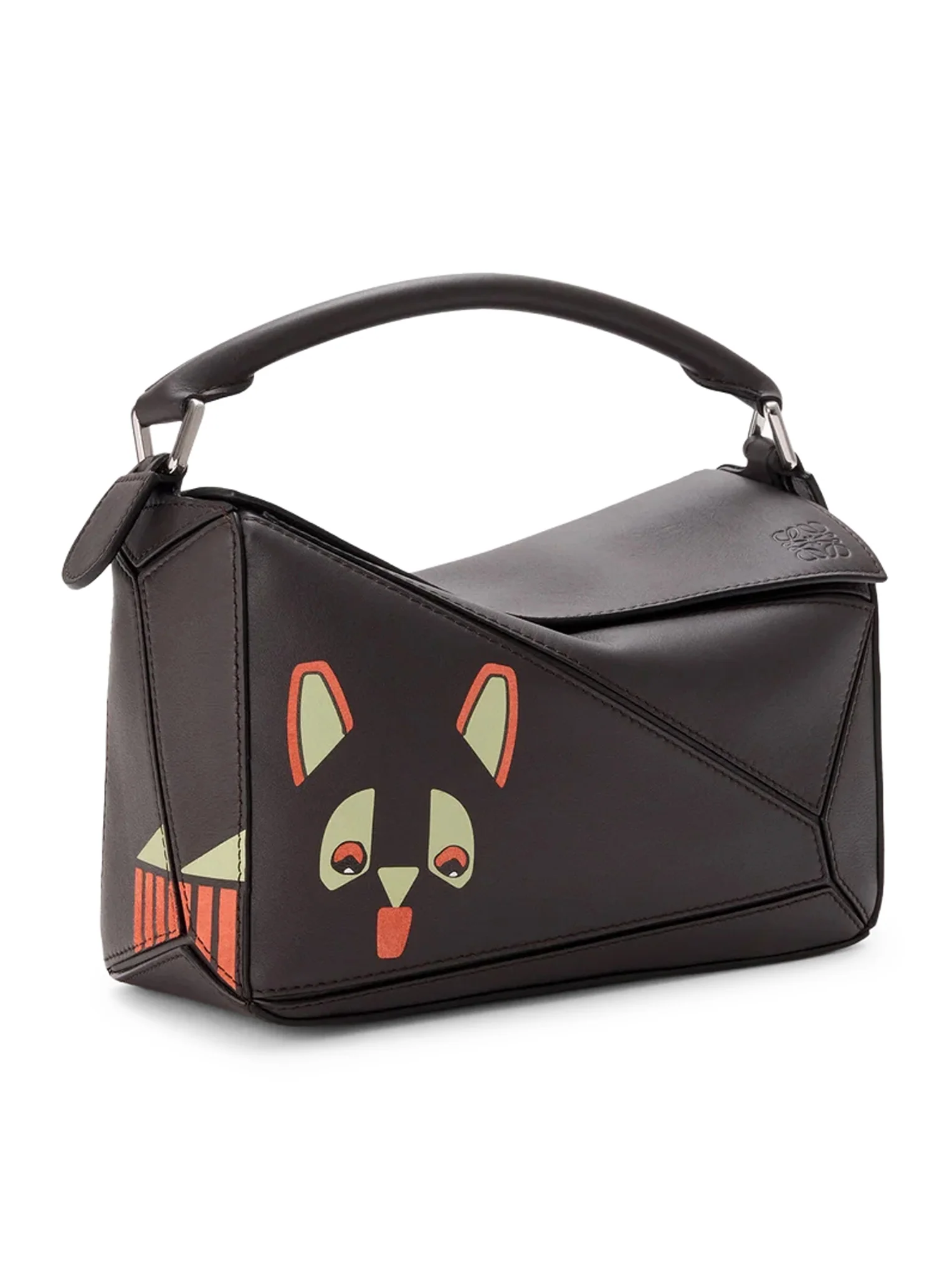 FUTURIST CAT SMALL PUZZLE BAG IN CALFSKIN - Image 5