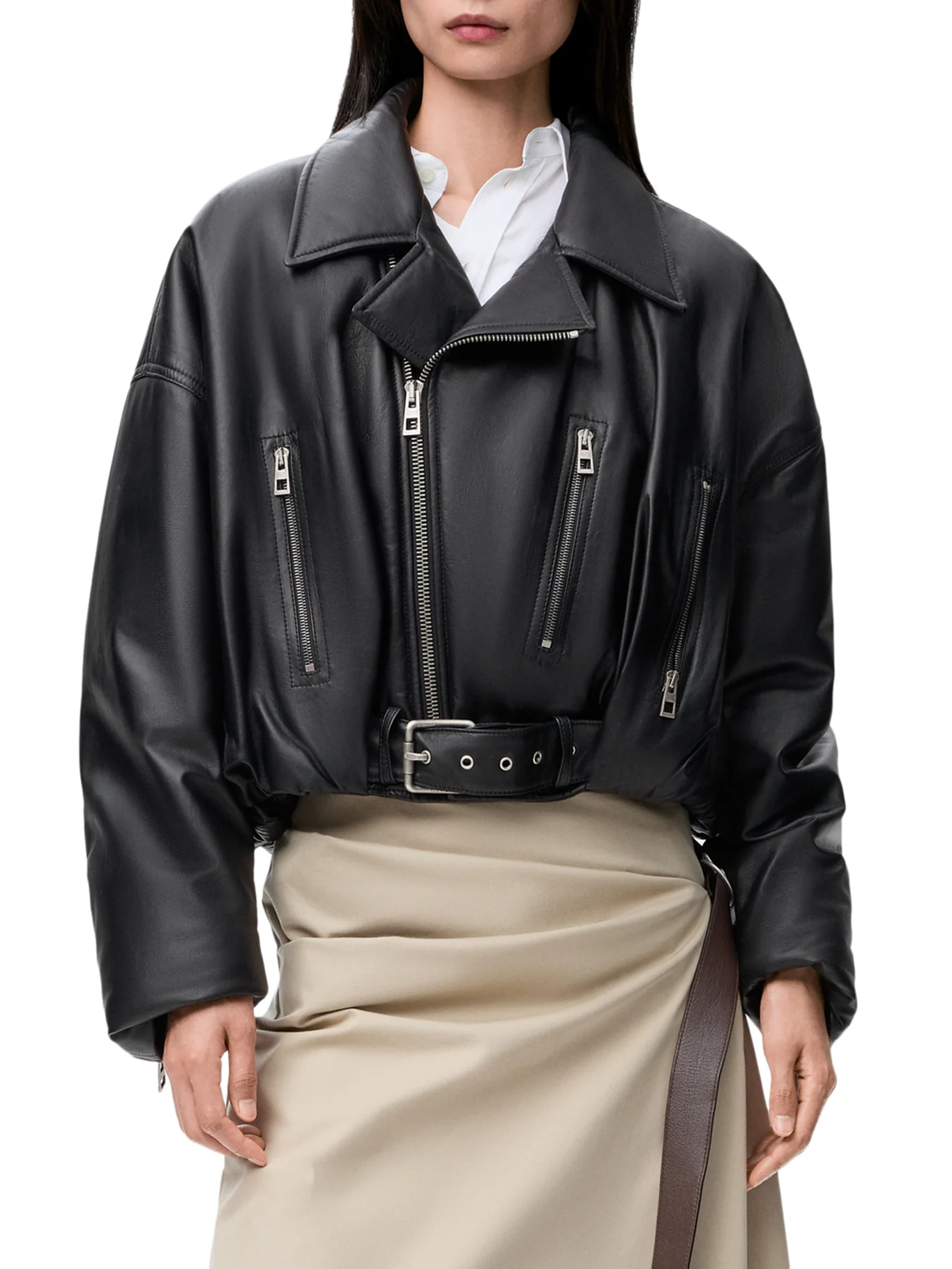 LAMBSKIN BIKER JACKET - Image 3