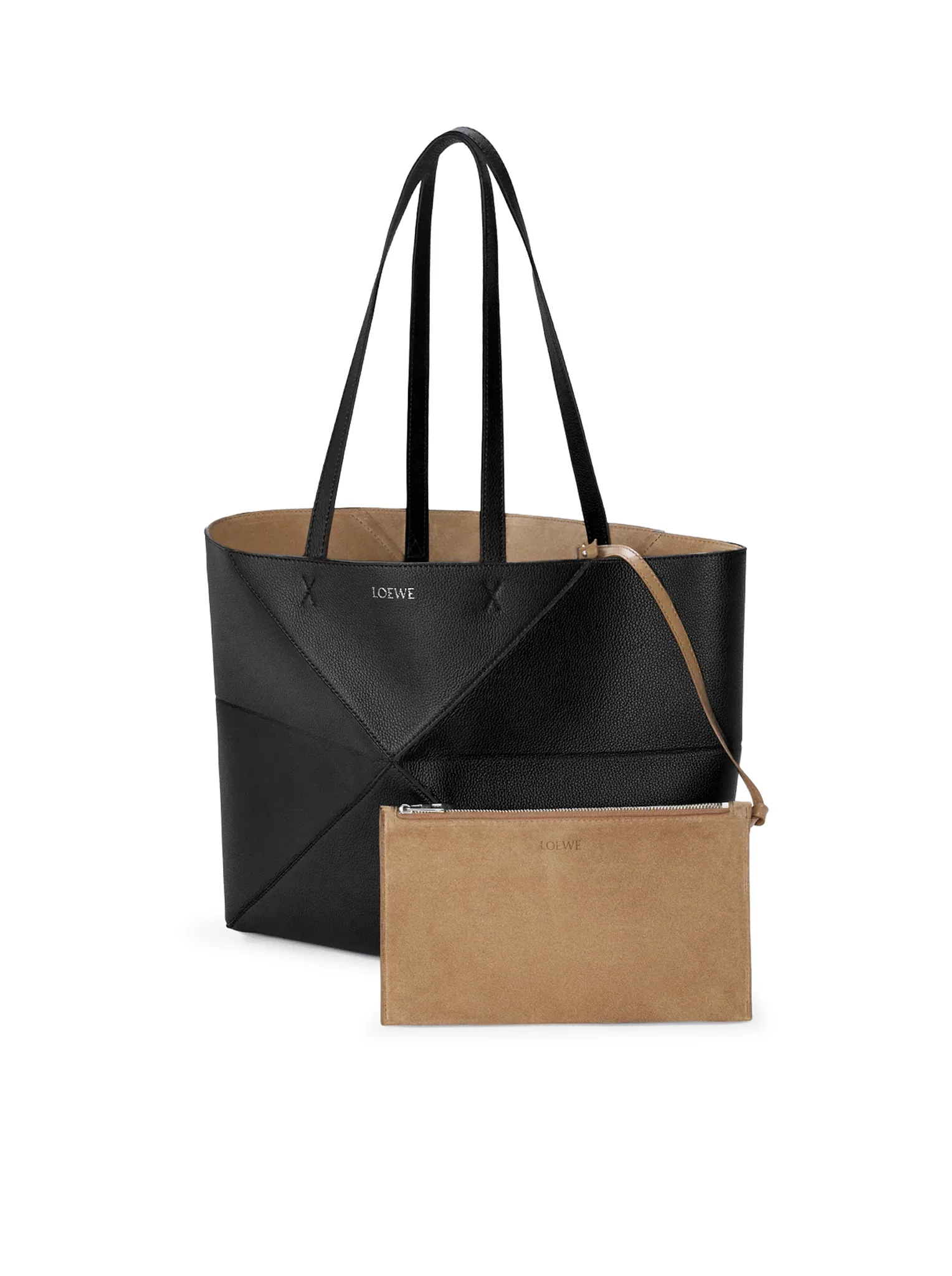 MEDIUM PUZZLE FOLD HORIZONTAL TOTE BAG IN GRAINED CALFSKIN - Image 6