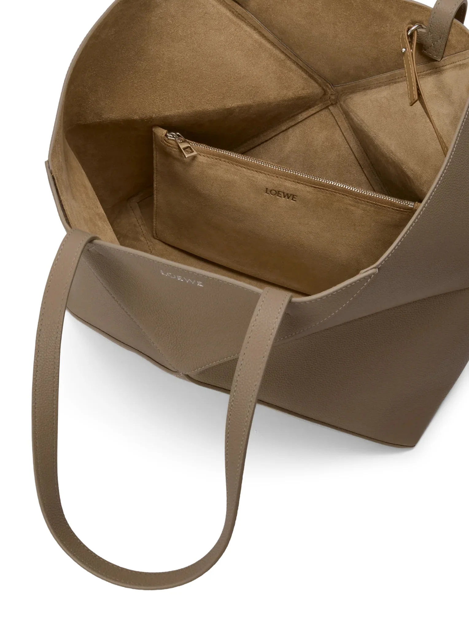 MEDIUM PUZZLE FOLD HORIZONTAL TOTE BAG IN GRAINED CALFSKIN - Image 8