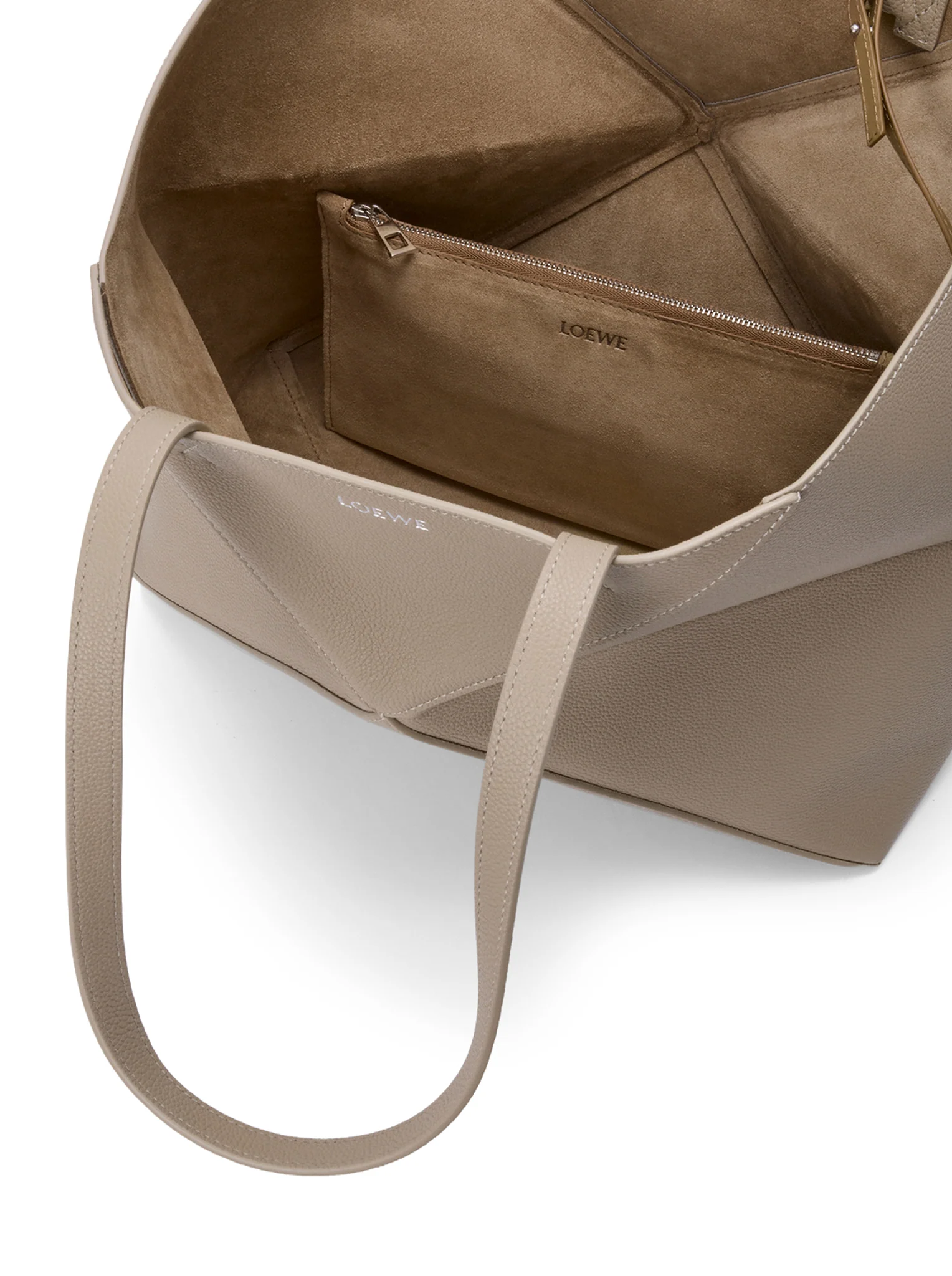 MEDIUM PUZZLE FOLD HORIZONTAL TOTE BAG IN GRAINED CALFSKIN - Image 6