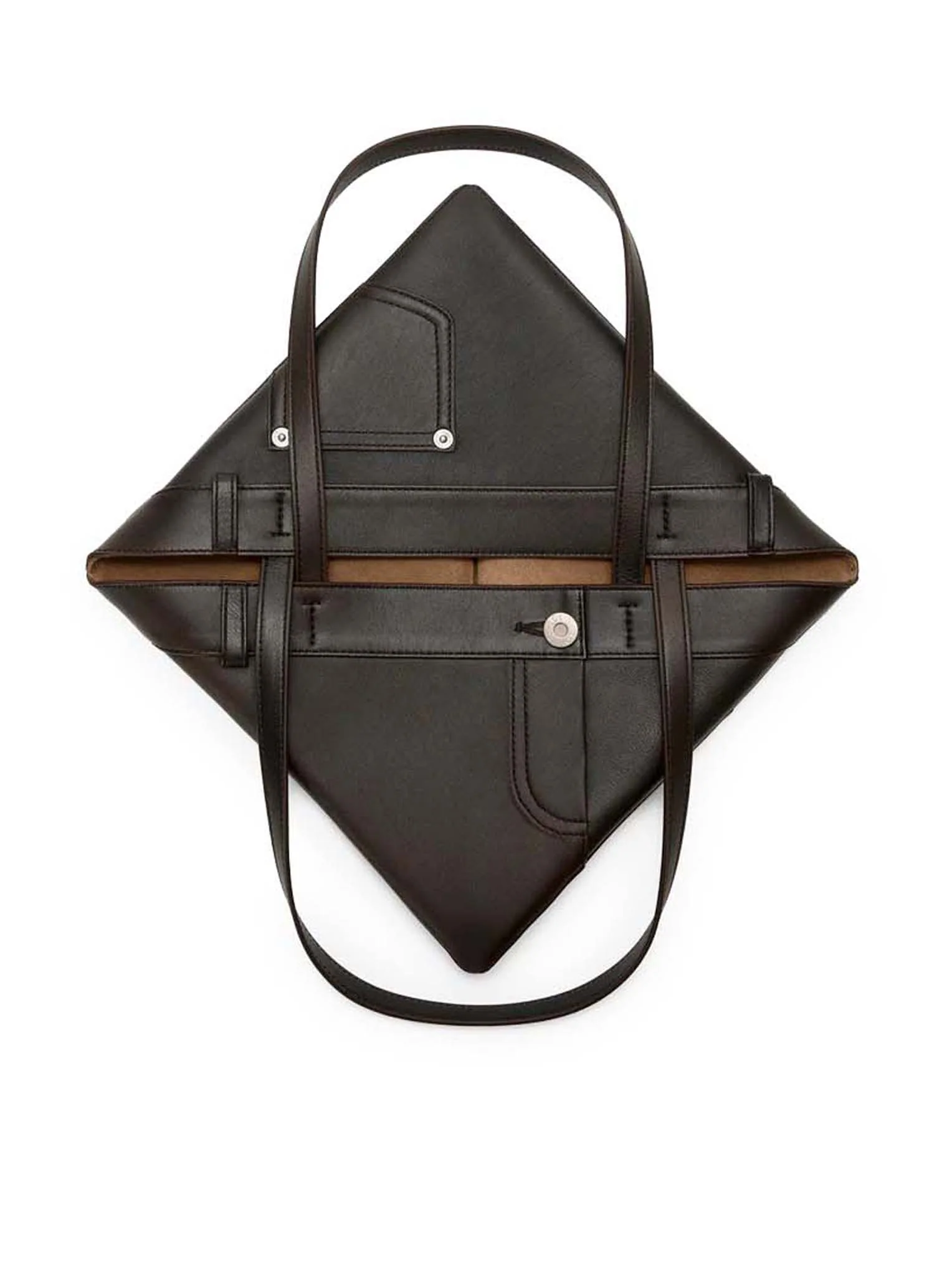 MEDIUM PUZZLE FOLD PANTS TOTE BAG IN LEATHER - Image 9