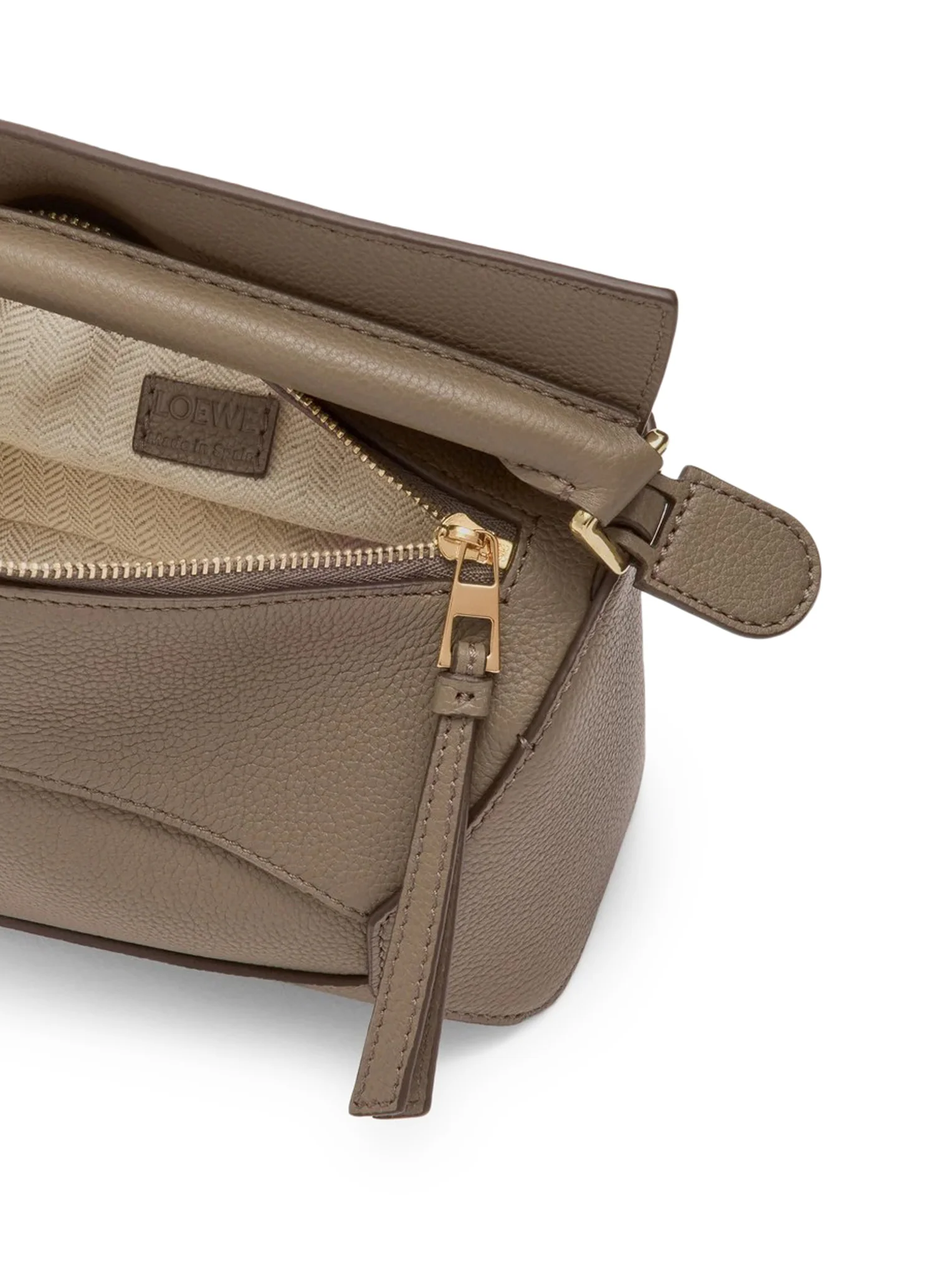 PUZZLE EDGE MINI BAG IN GRENADE LEATHER - Image 8