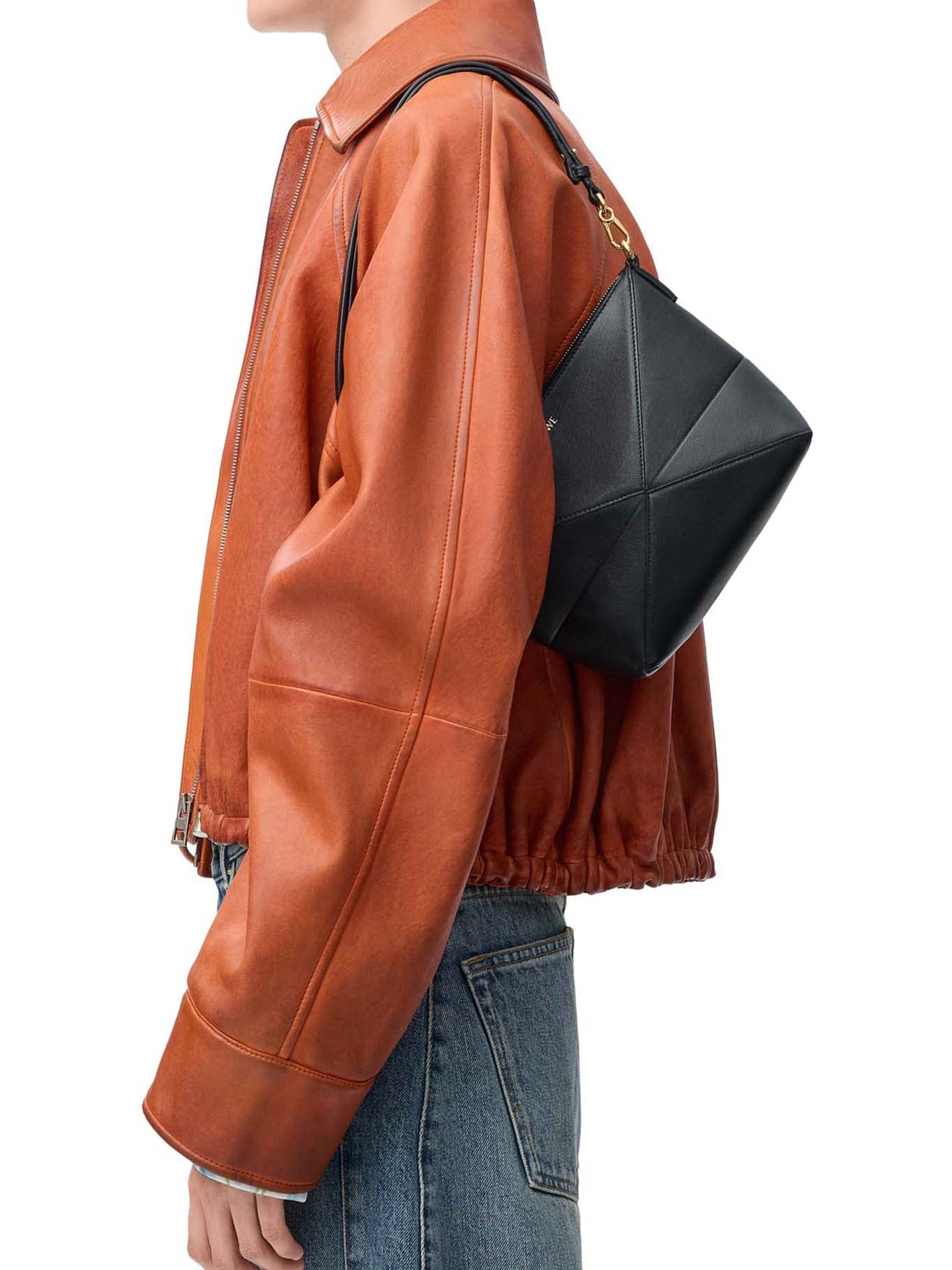 PUZZLE FOLD POUCH IN POLISHED CALFSKIN - Image 4