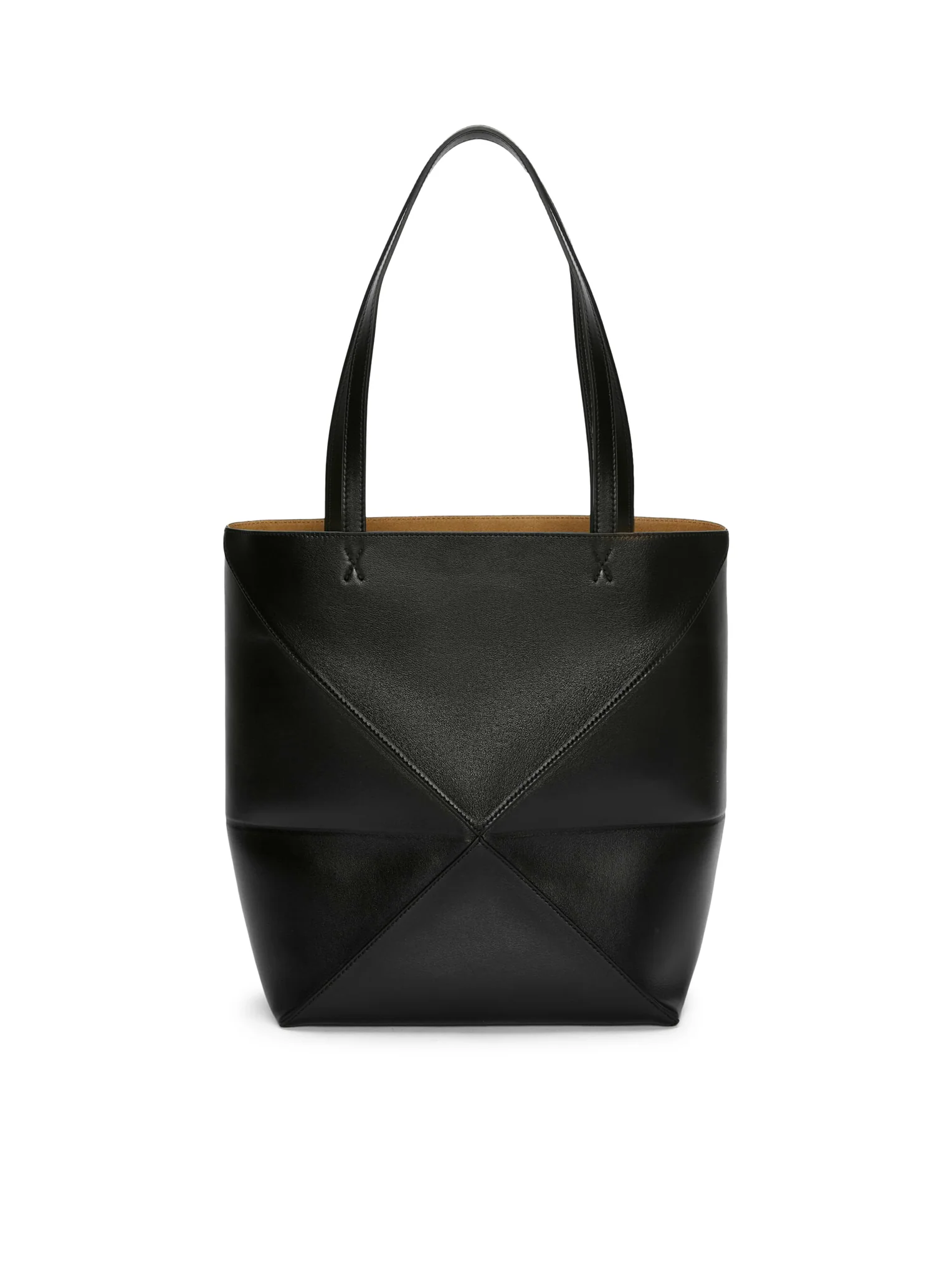 PUZZLE FOLD TOTE BAG IN POLISHED CALFSKIN - Image 4