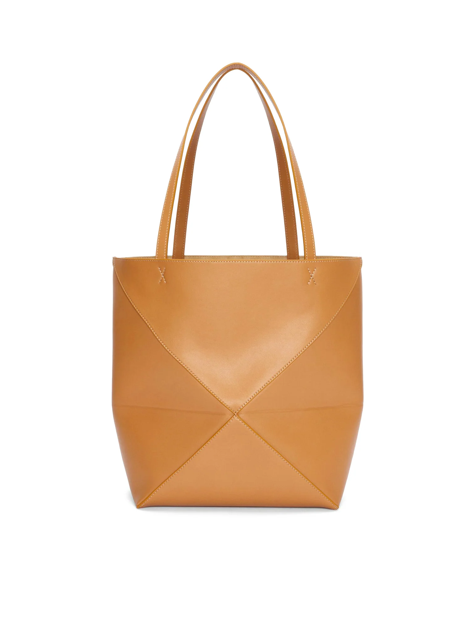 PUZZLE FOLD TOTE BAG IN POLISHED CALFSKIN - Image 5