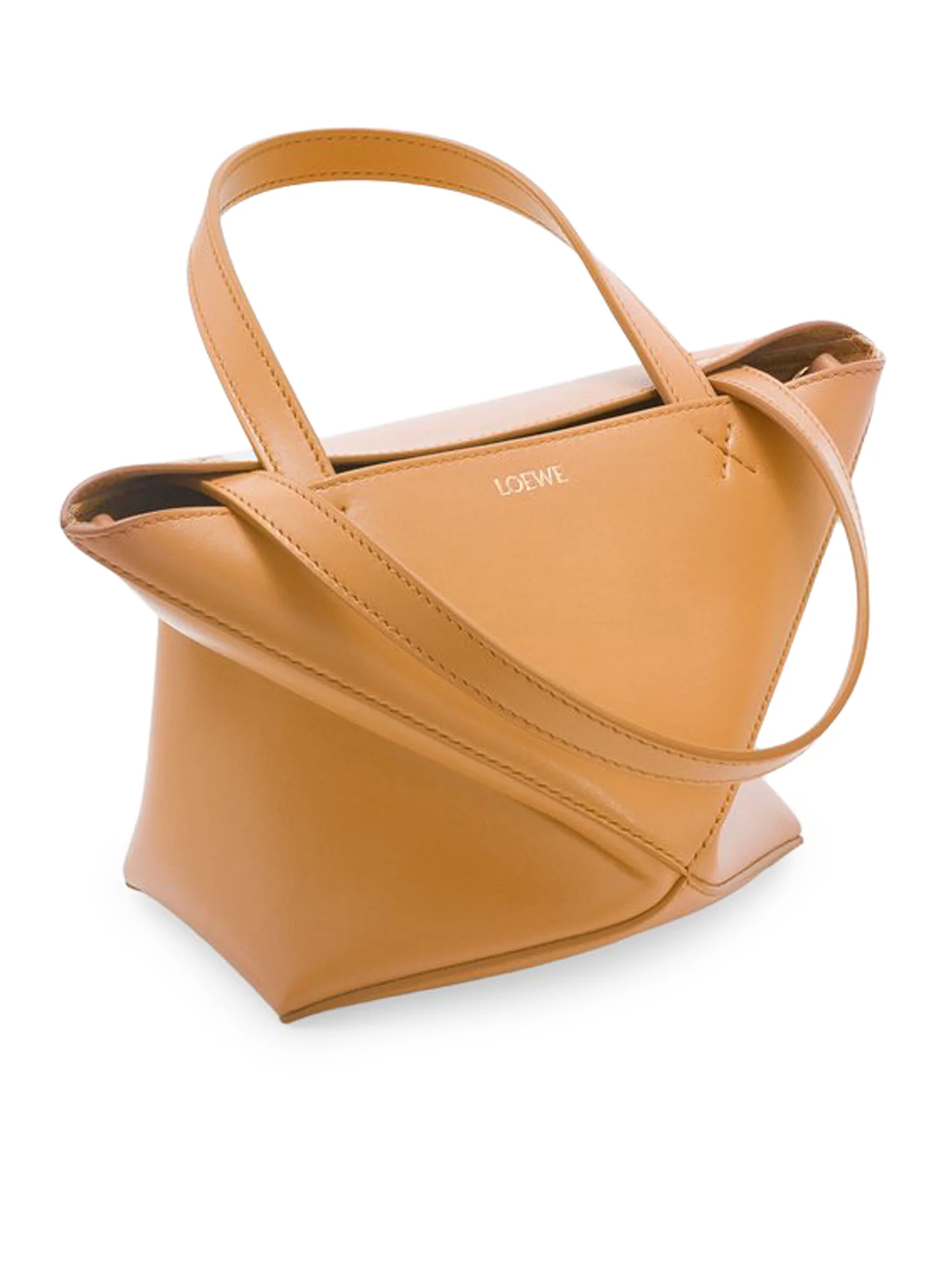 PUZZLE FOLD TOTE BAG IN POLISHED CALFSKIN - Image 5