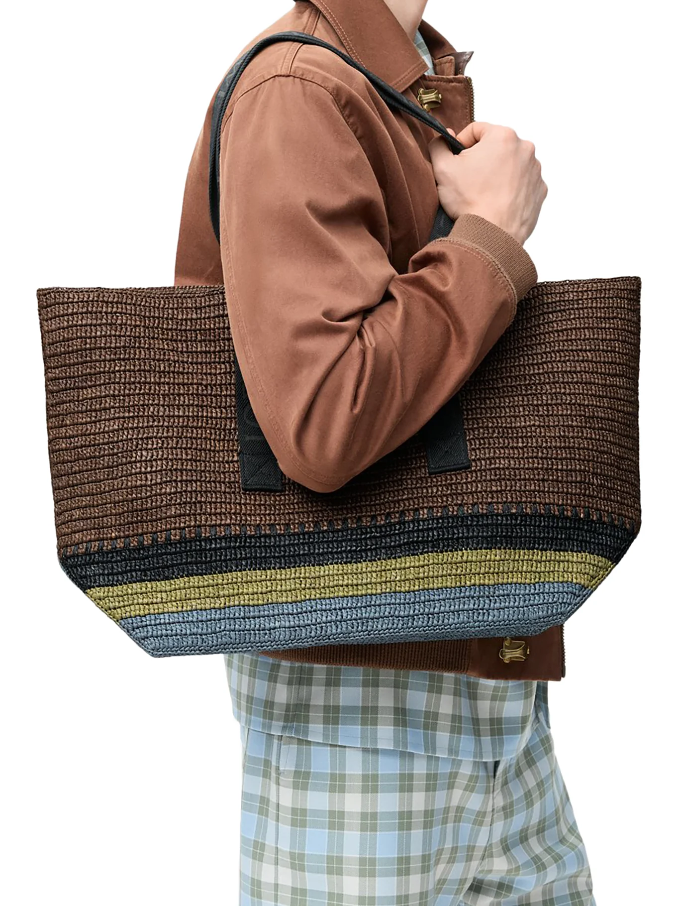 RAFFIA FOLD SHOPPER - Image 3